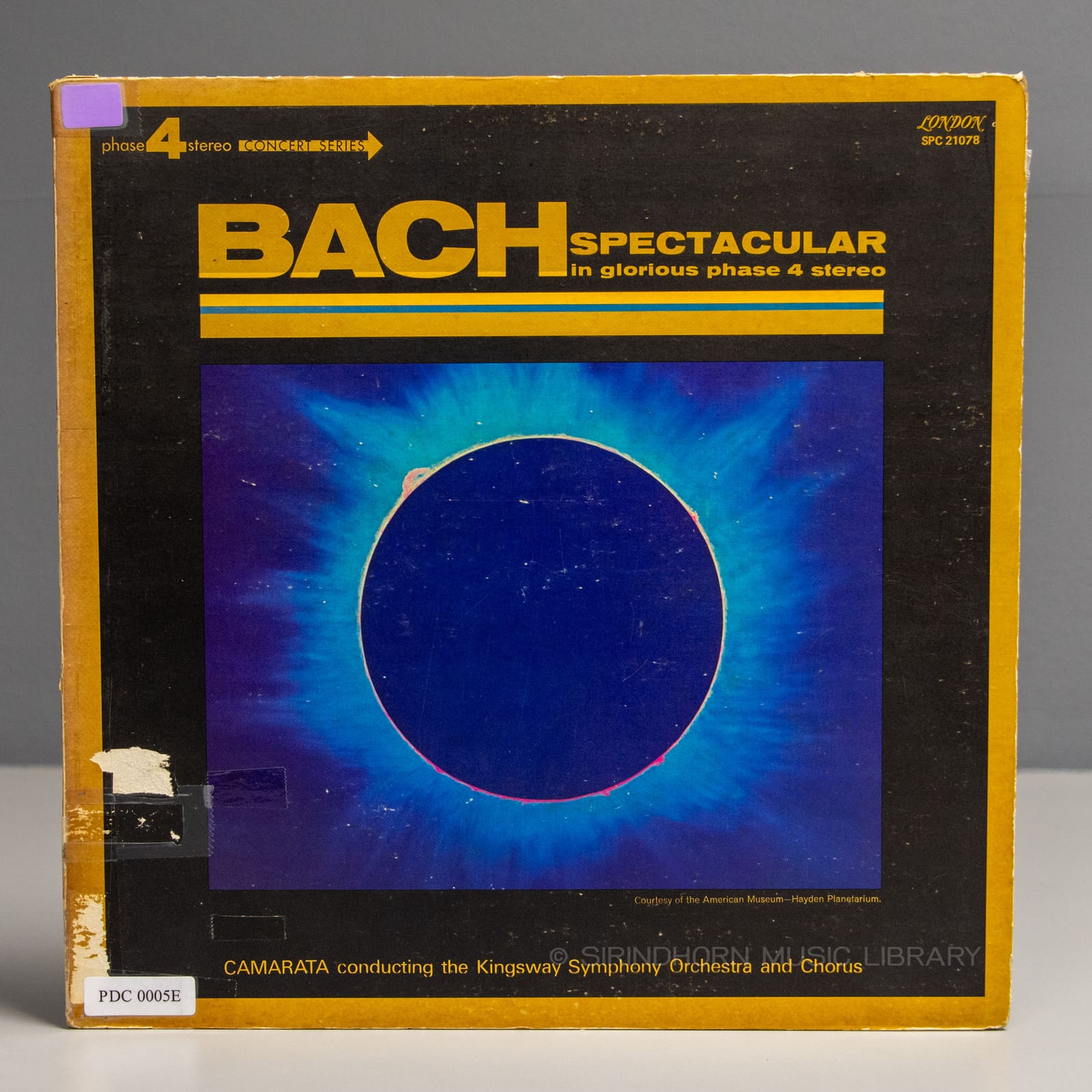 ปกแผ่น Bach Spectacular