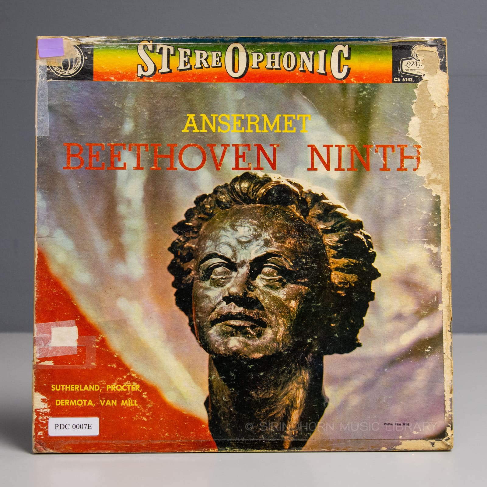 ปกแผ่น Beethoven ninth