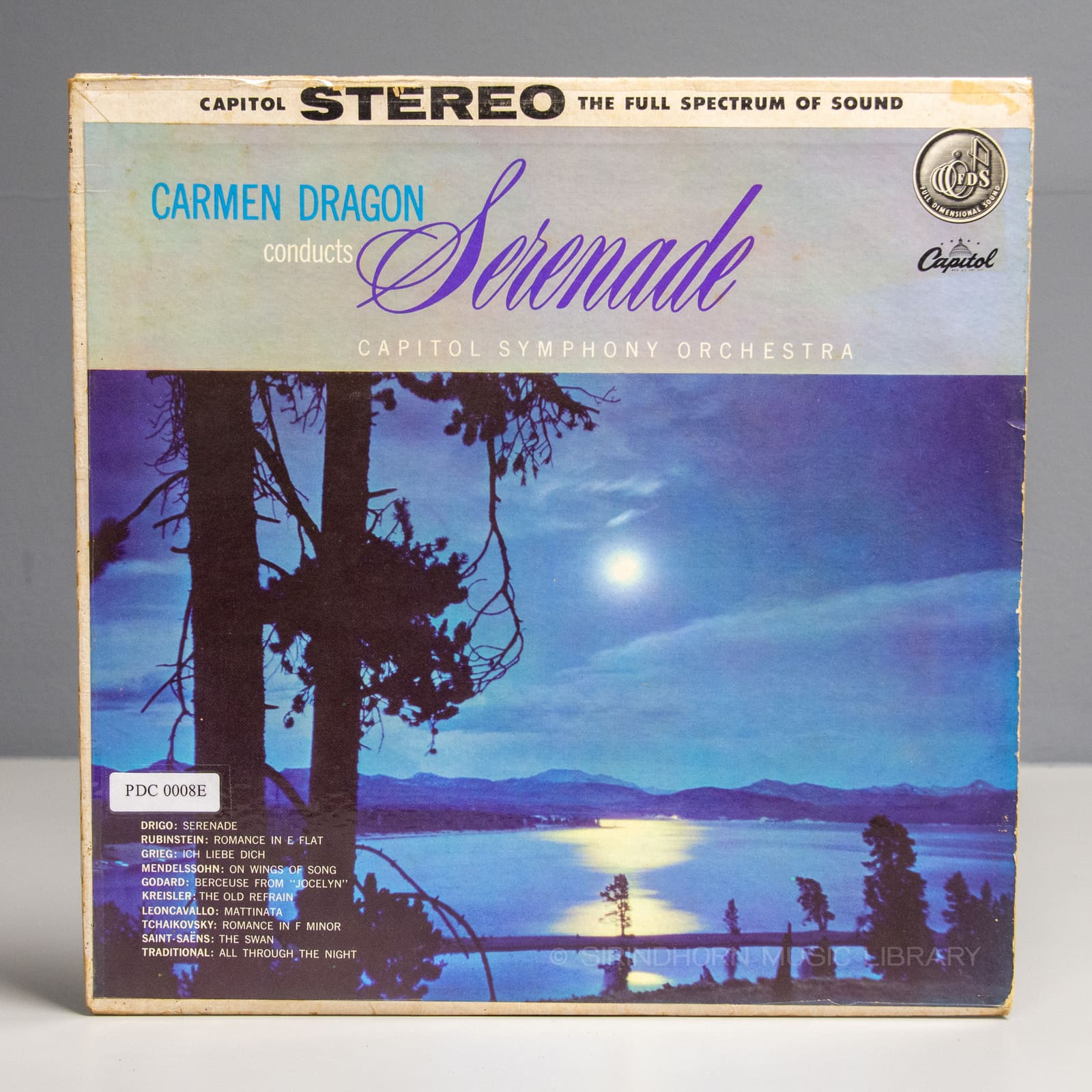 ปกแผ่น Serenade