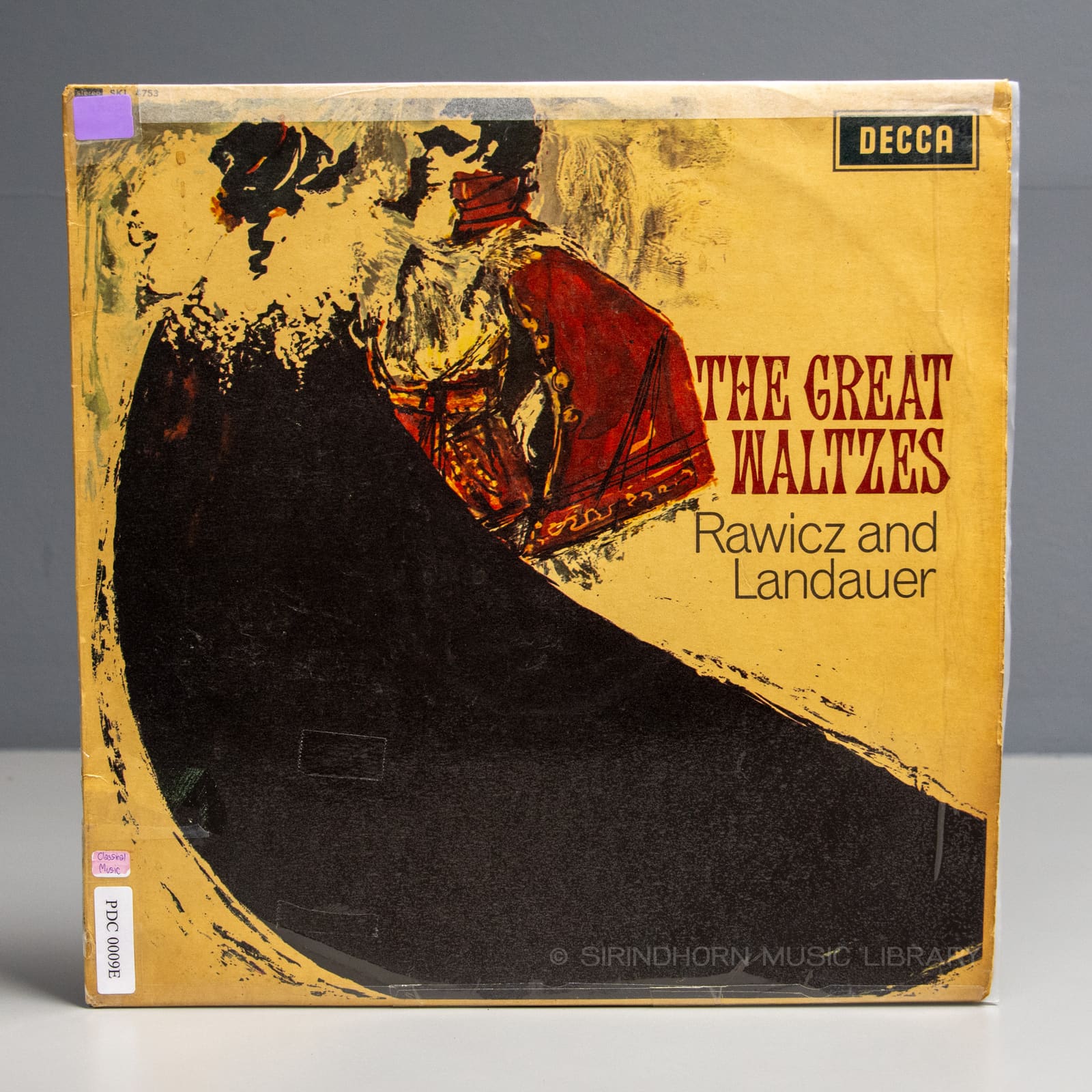 ปกแผ่น The great waltzes