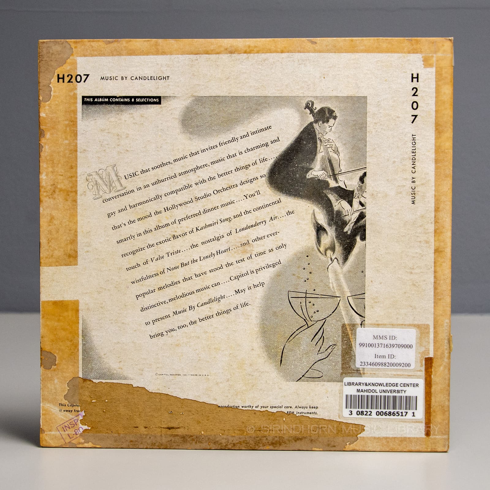 ปกหลัง — The Hollywood studio orchestra