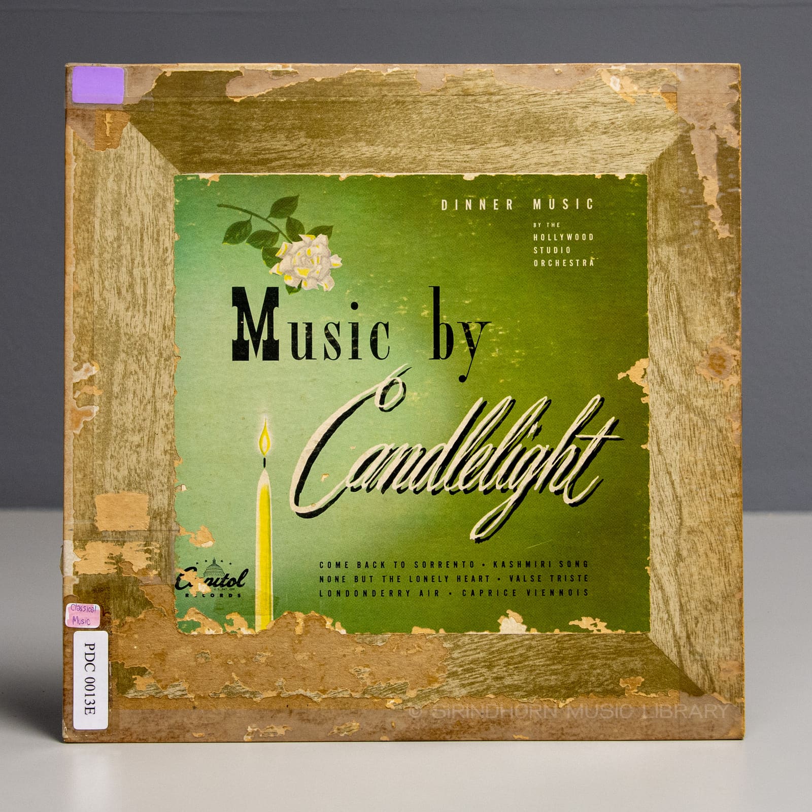 ปกแผ่น The Hollywood studio orchestra