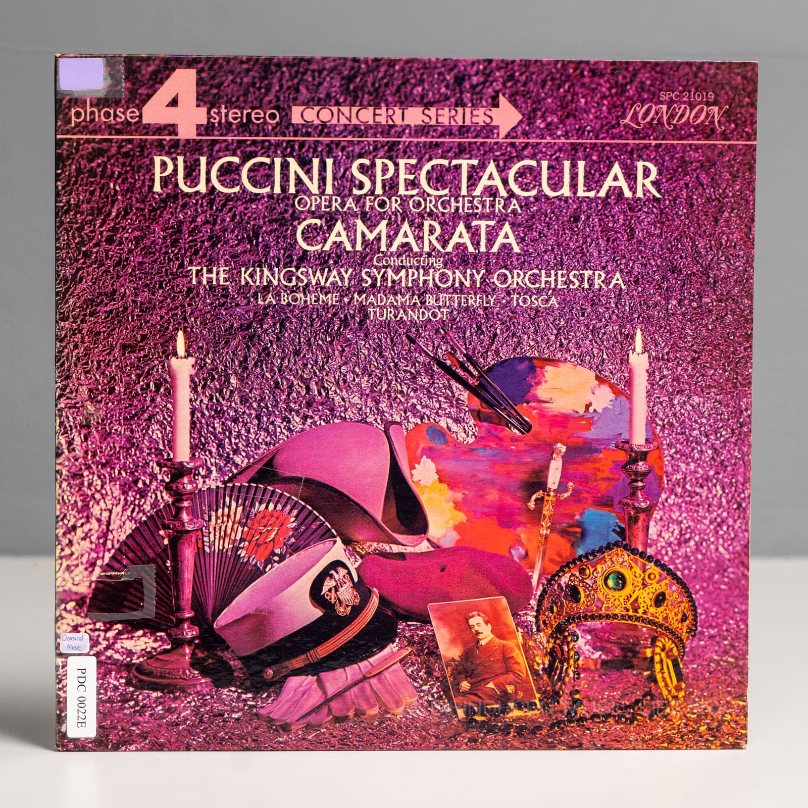 ปกแผ่น Puccini spectacular opera for orchestra