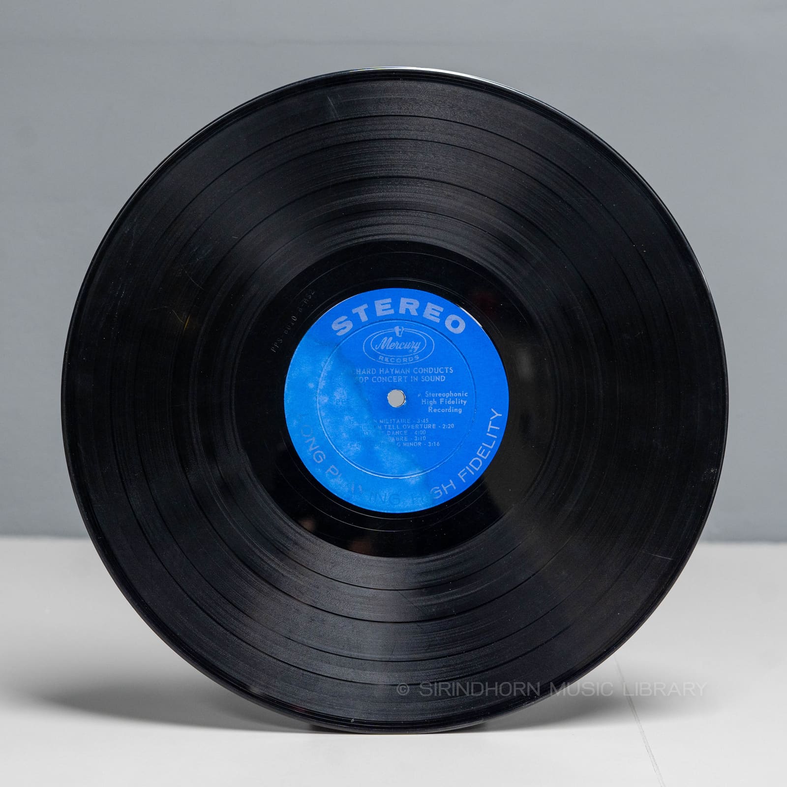 ป้ายแผ่นเสียง B — Richard Hayman conducts pop concert in sound!