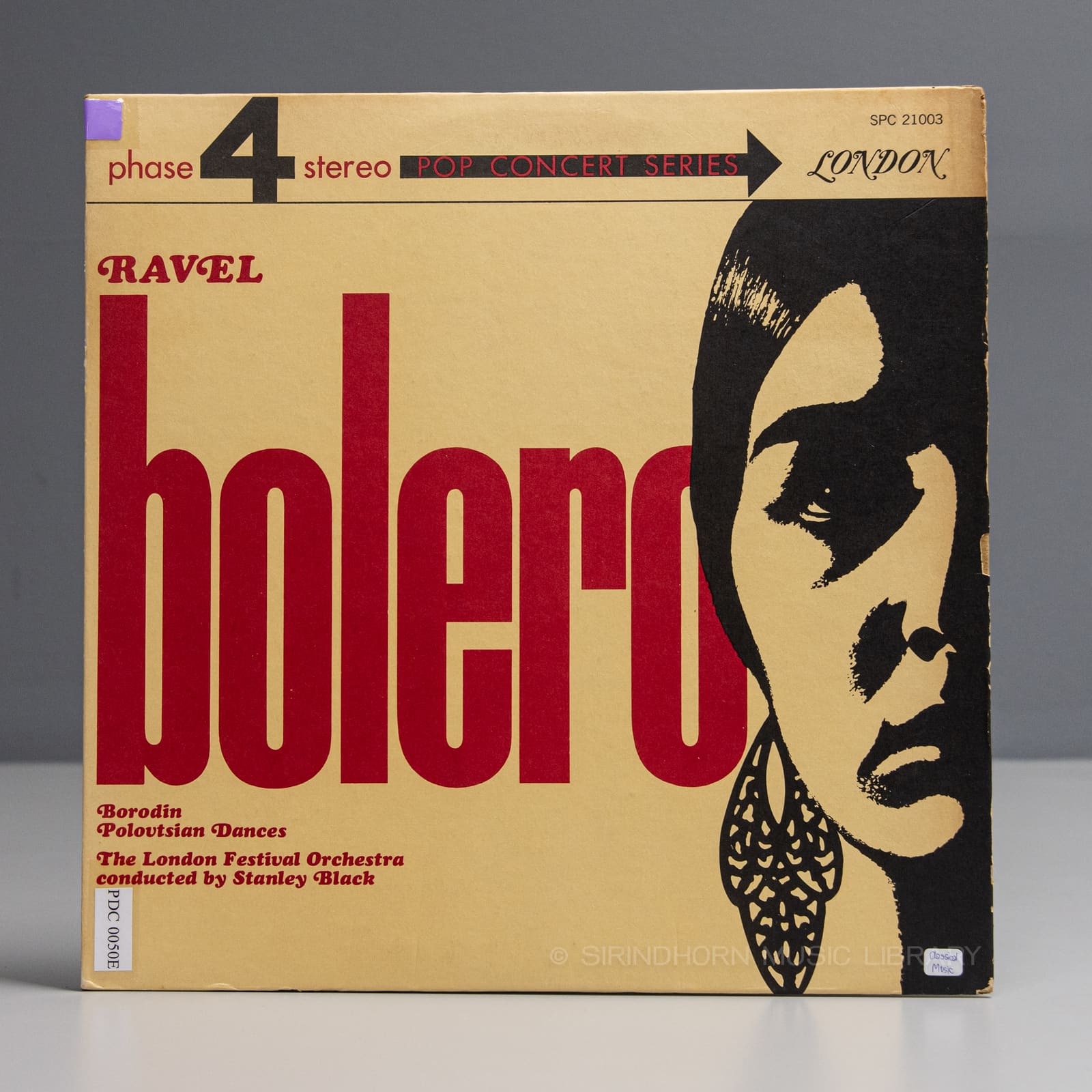 ปกแผ่น Ravel bolero Borodin Polovtsian dances