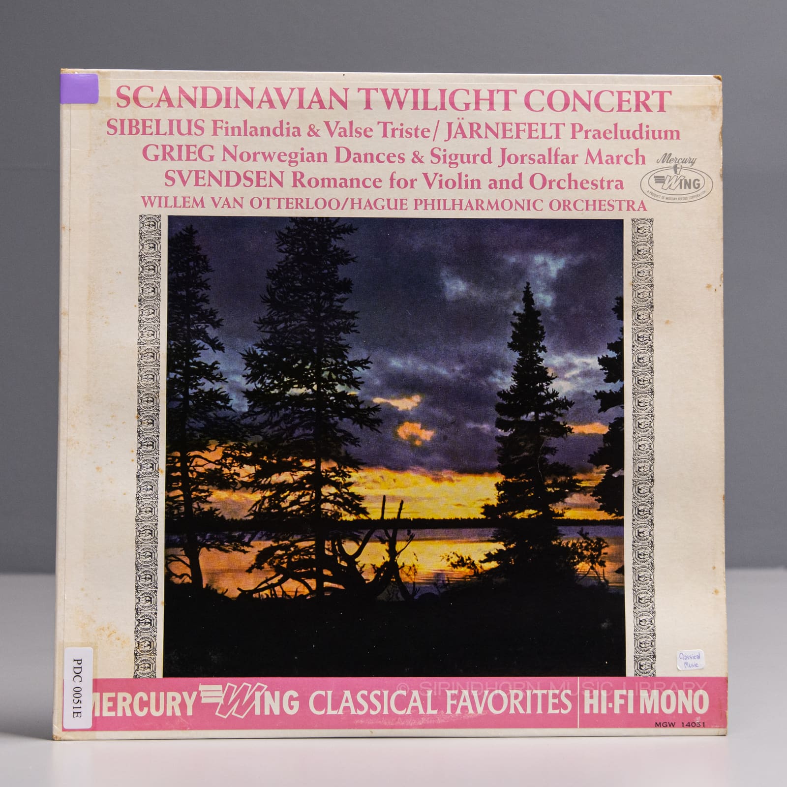 ปกแผ่น Scandinavian twilight concert