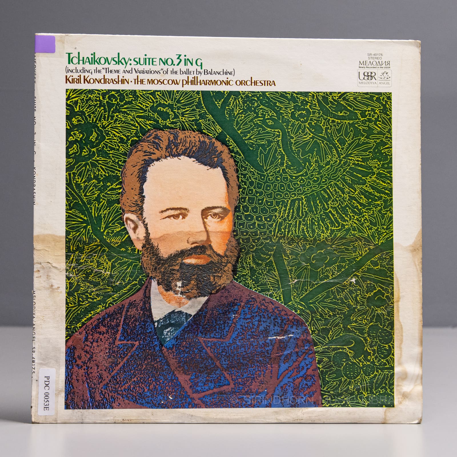 ปกแผ่น Tchaikovsky suite no.3 in G