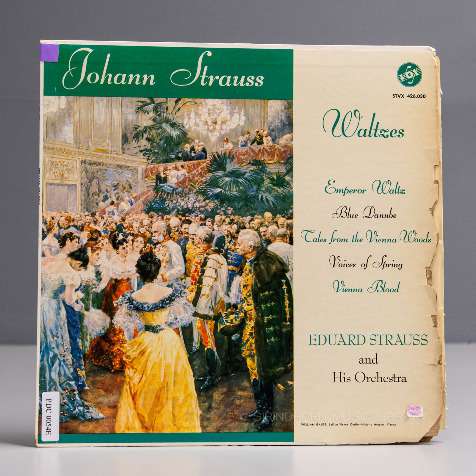 ปกแผ่น Johann Strauss