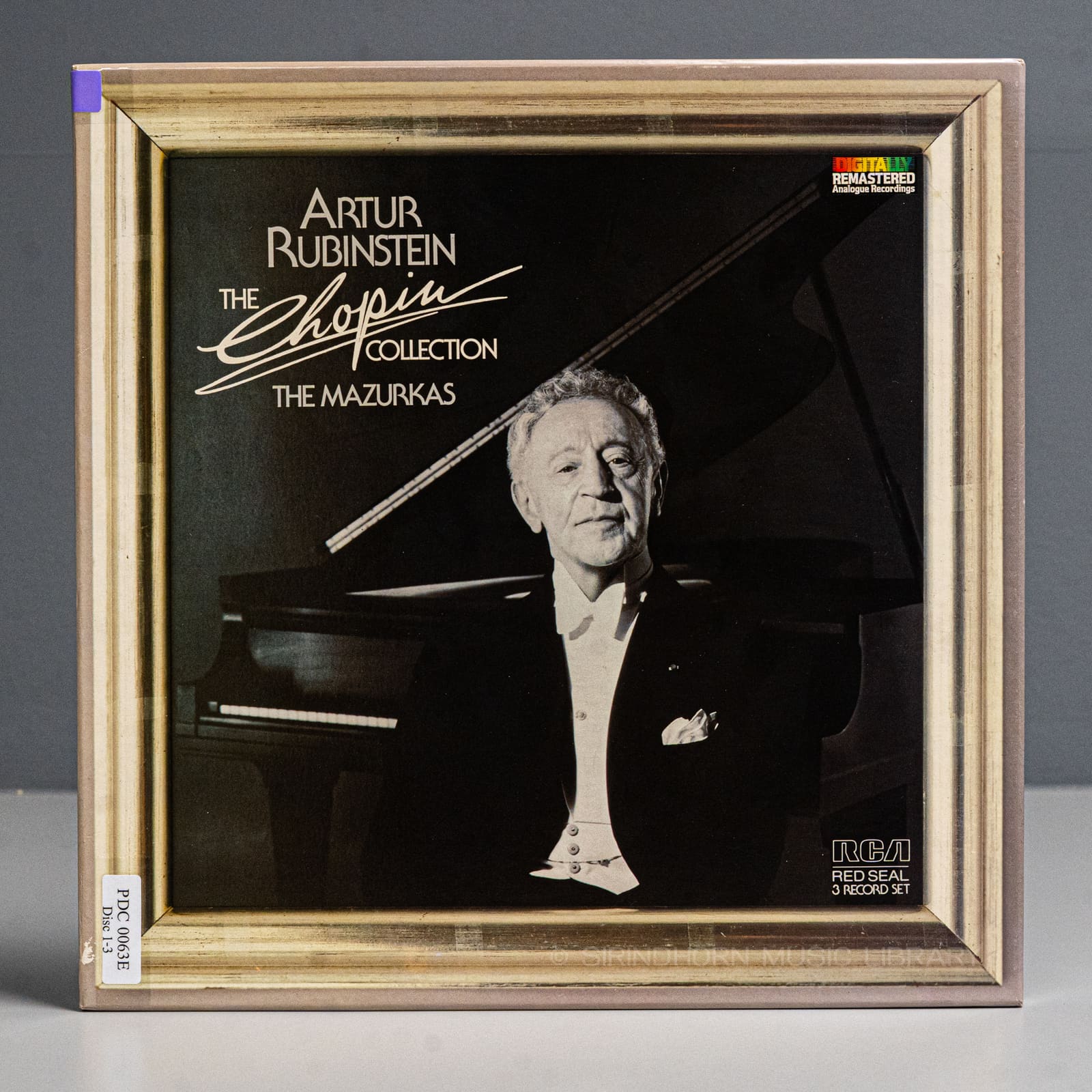 ปกแผ่น The Chopin collection the Mazurkus