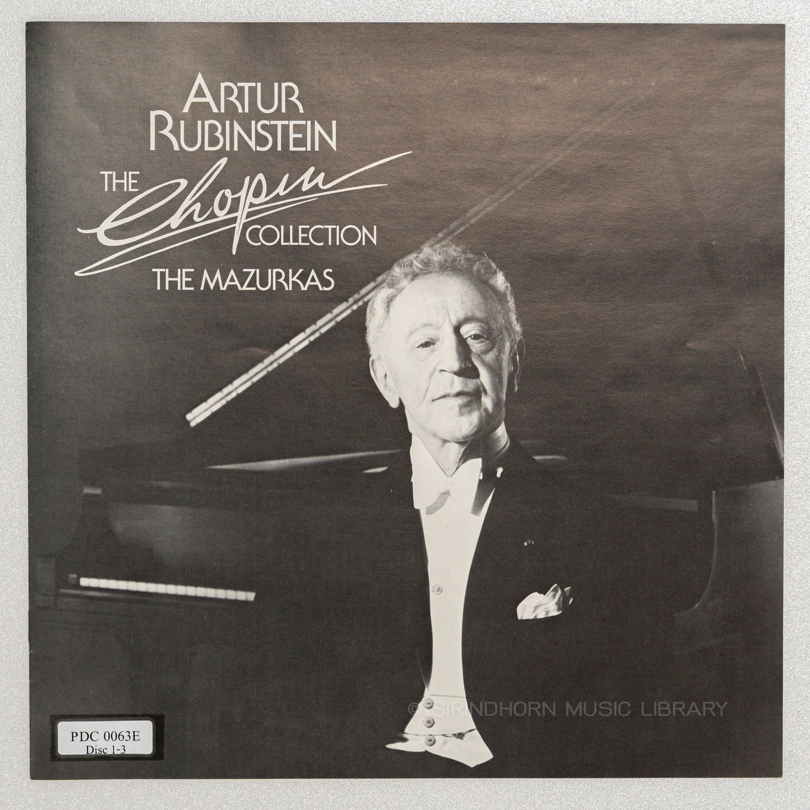 หน้าปกด้านใน 1 — The Chopin collection the Mazurkus