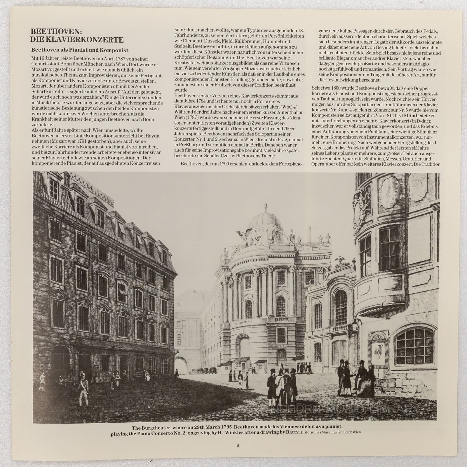 หน้าปกด้านใน 9 — Beethoven piano concertos Klavierkonzerte nos.1-5