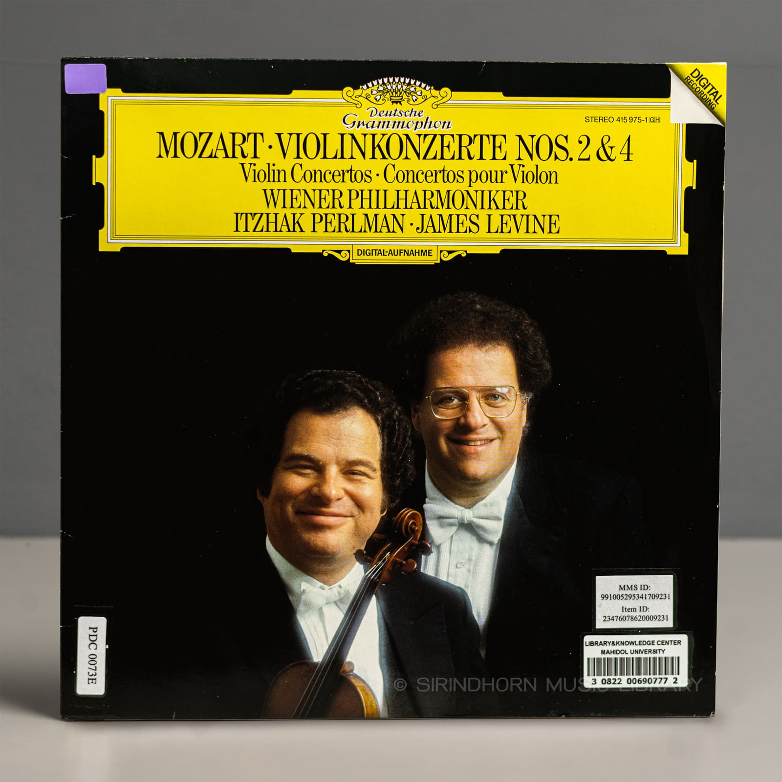 ปกแผ่น Mozart Violinkorzenie Nos.2&4