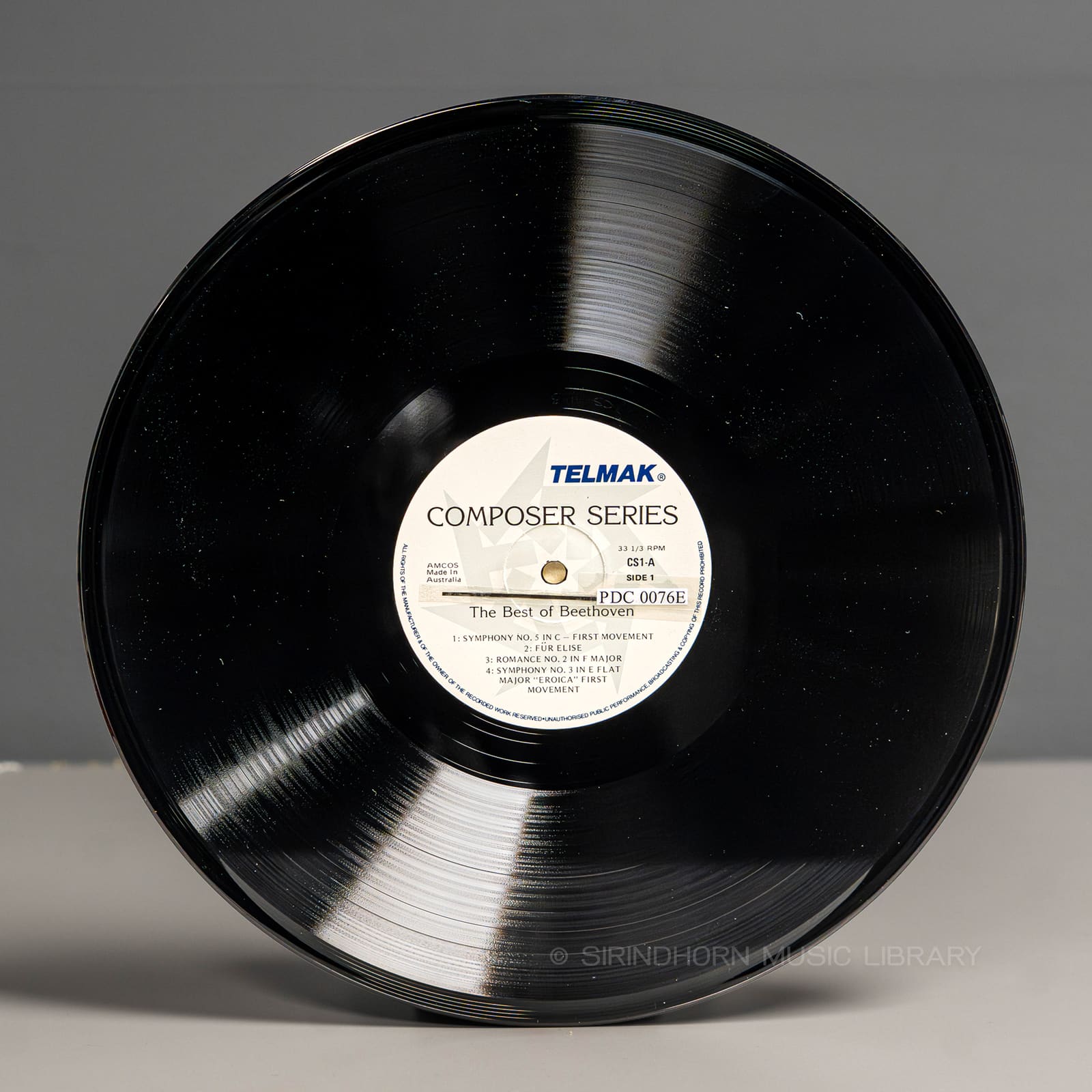 ป้ายแผ่นเสียง A — The best of Beethoven