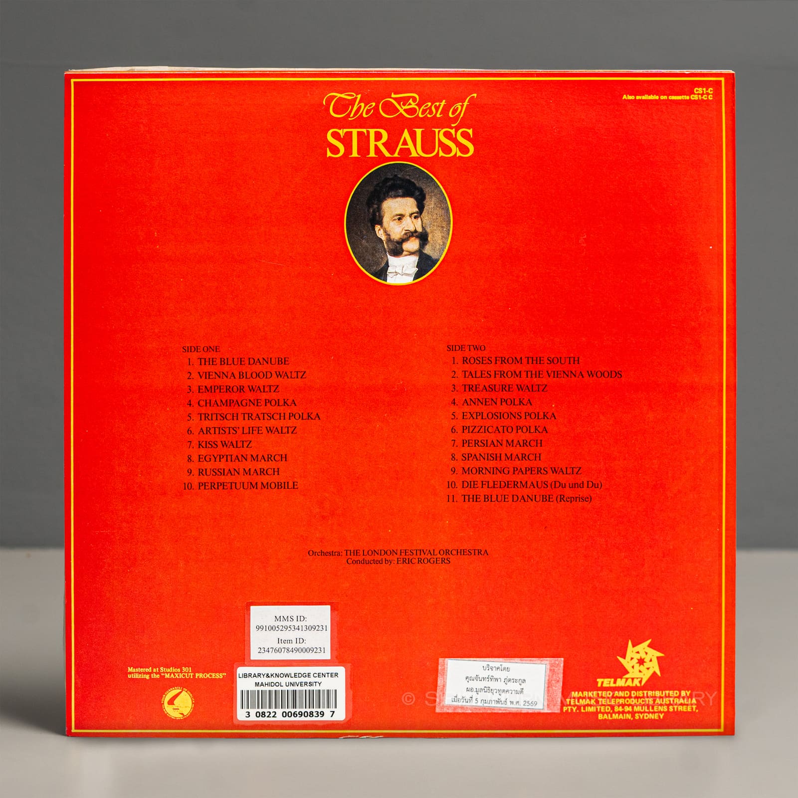 ปกหลัง — The best of Strauss
