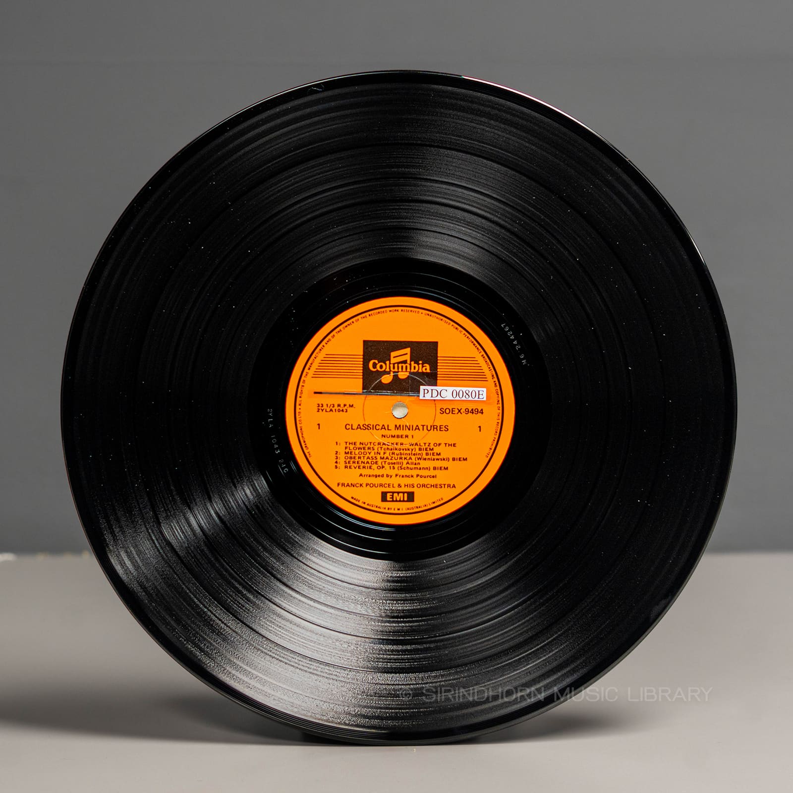 ป้ายแผ่นเสียง A — Classical miniatures no. 1