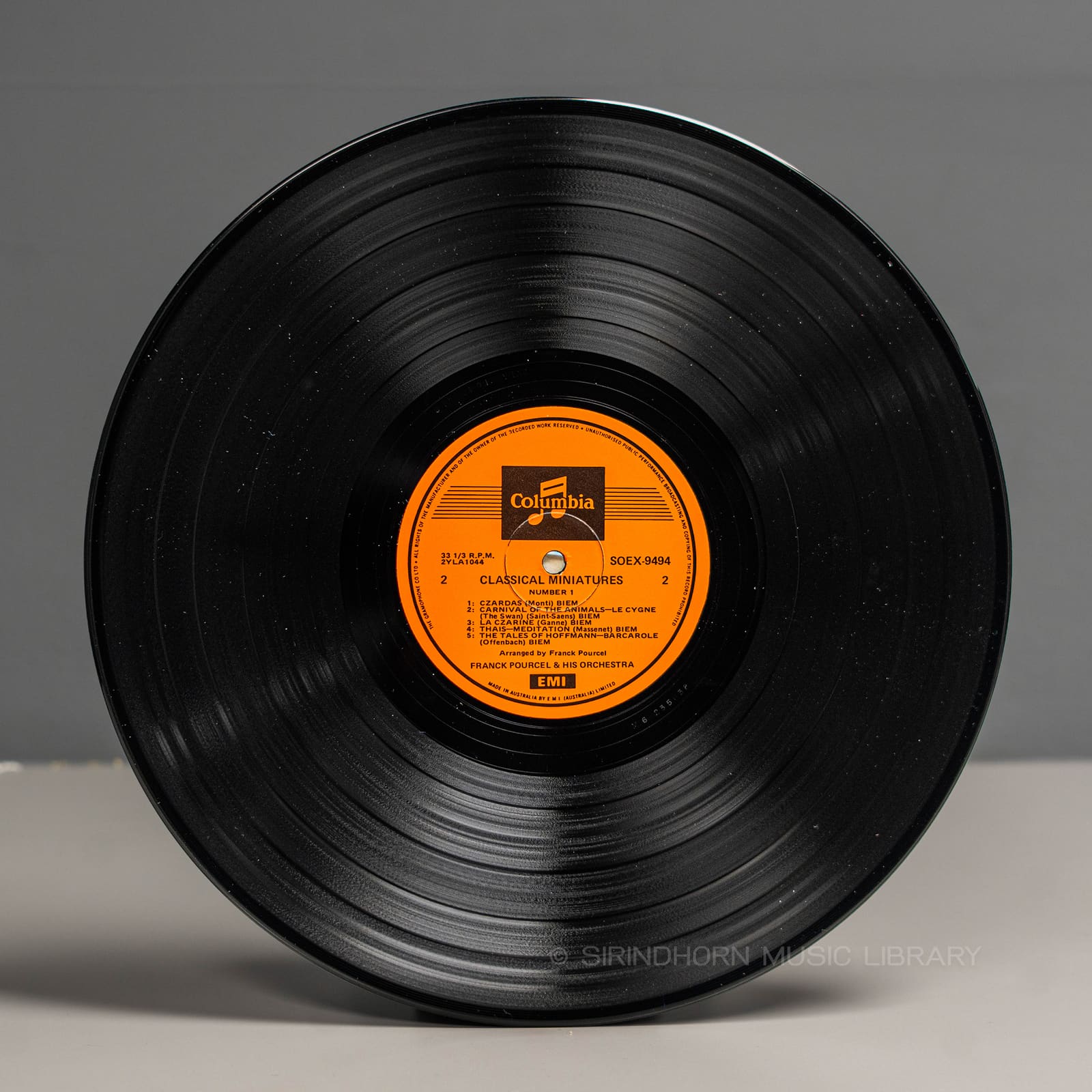 ป้ายแผ่นเสียง B — Classical miniatures no. 1