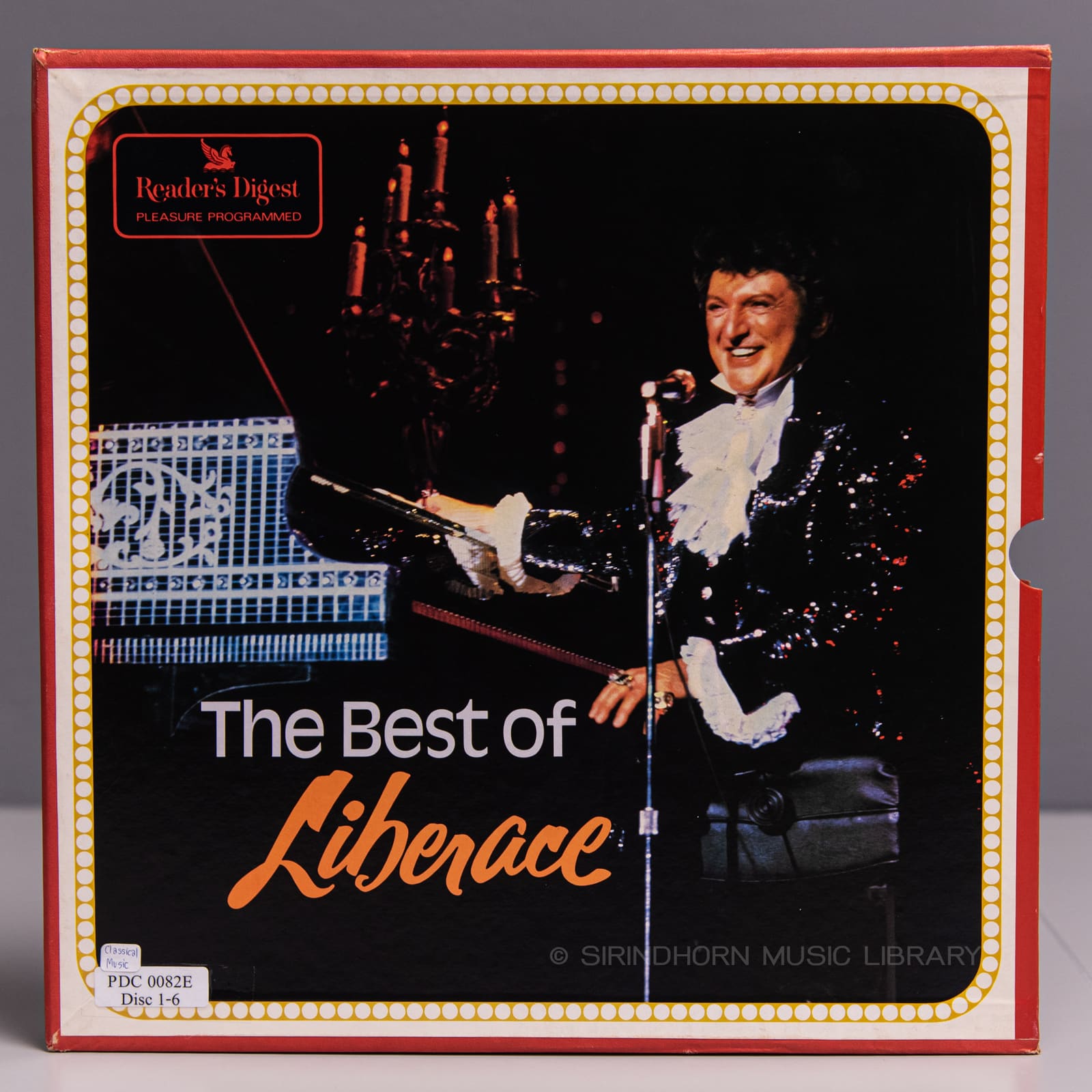 ปกแผ่น The best of Liberace