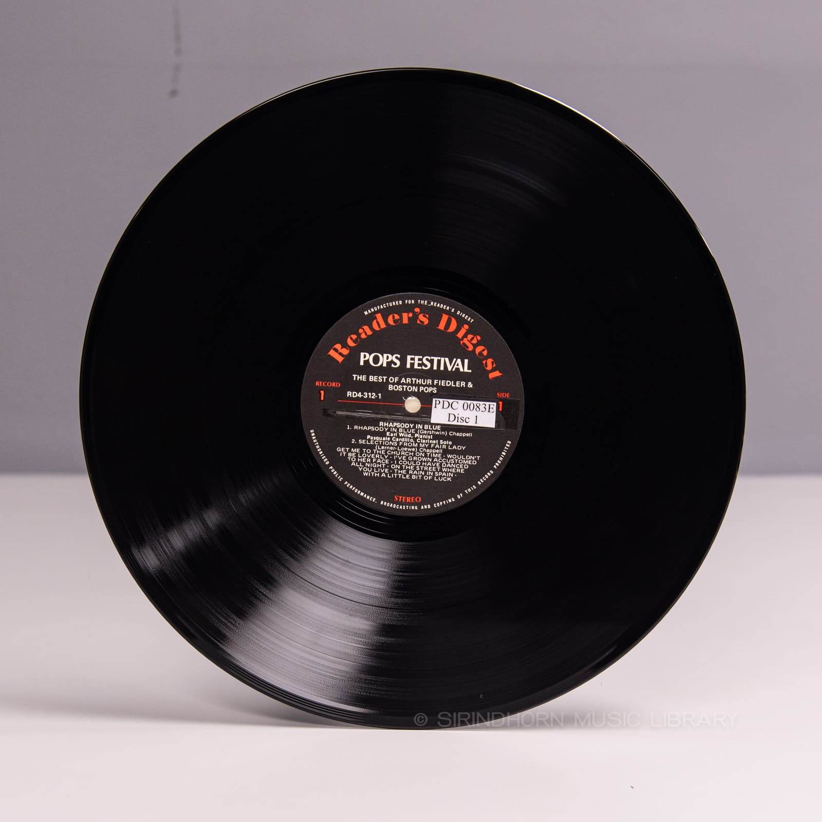 ป้ายแผ่นเสียง A — The best of Arthur Fiedler and The Boston Pops