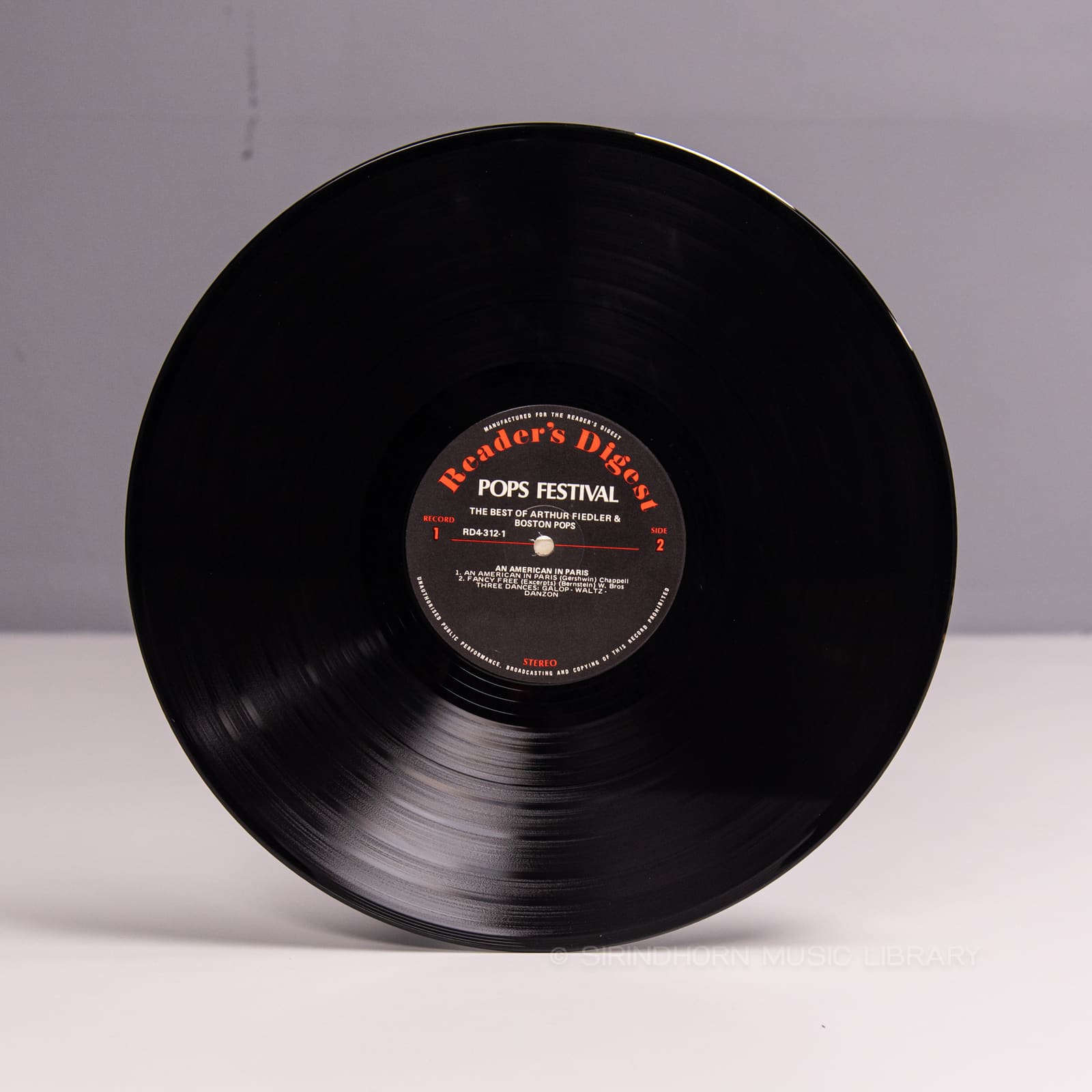 ป้ายแผ่นเสียง B — The best of Arthur Fiedler and The Boston Pops