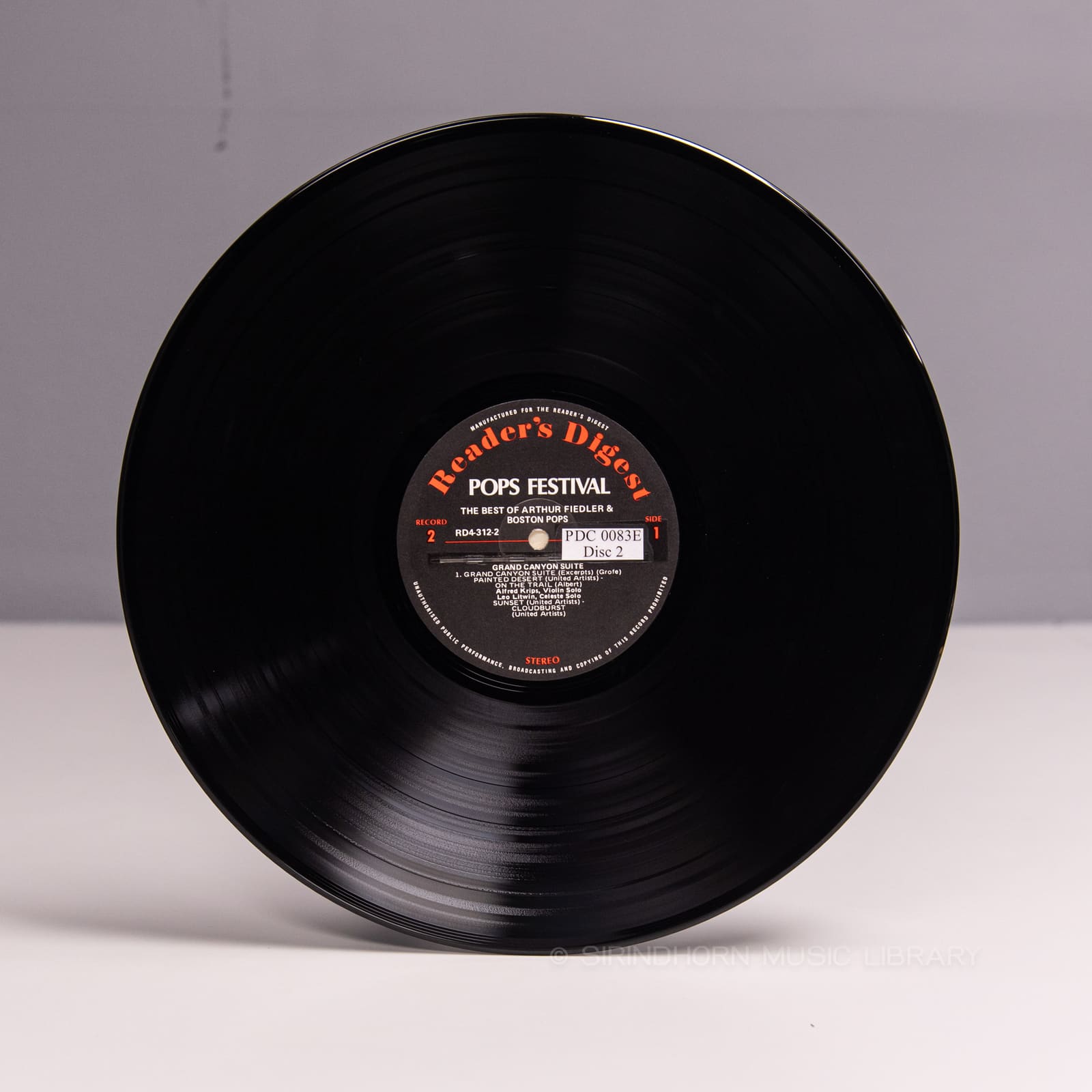 ป้ายแผ่นเสียง C — The best of Arthur Fiedler and The Boston Pops
