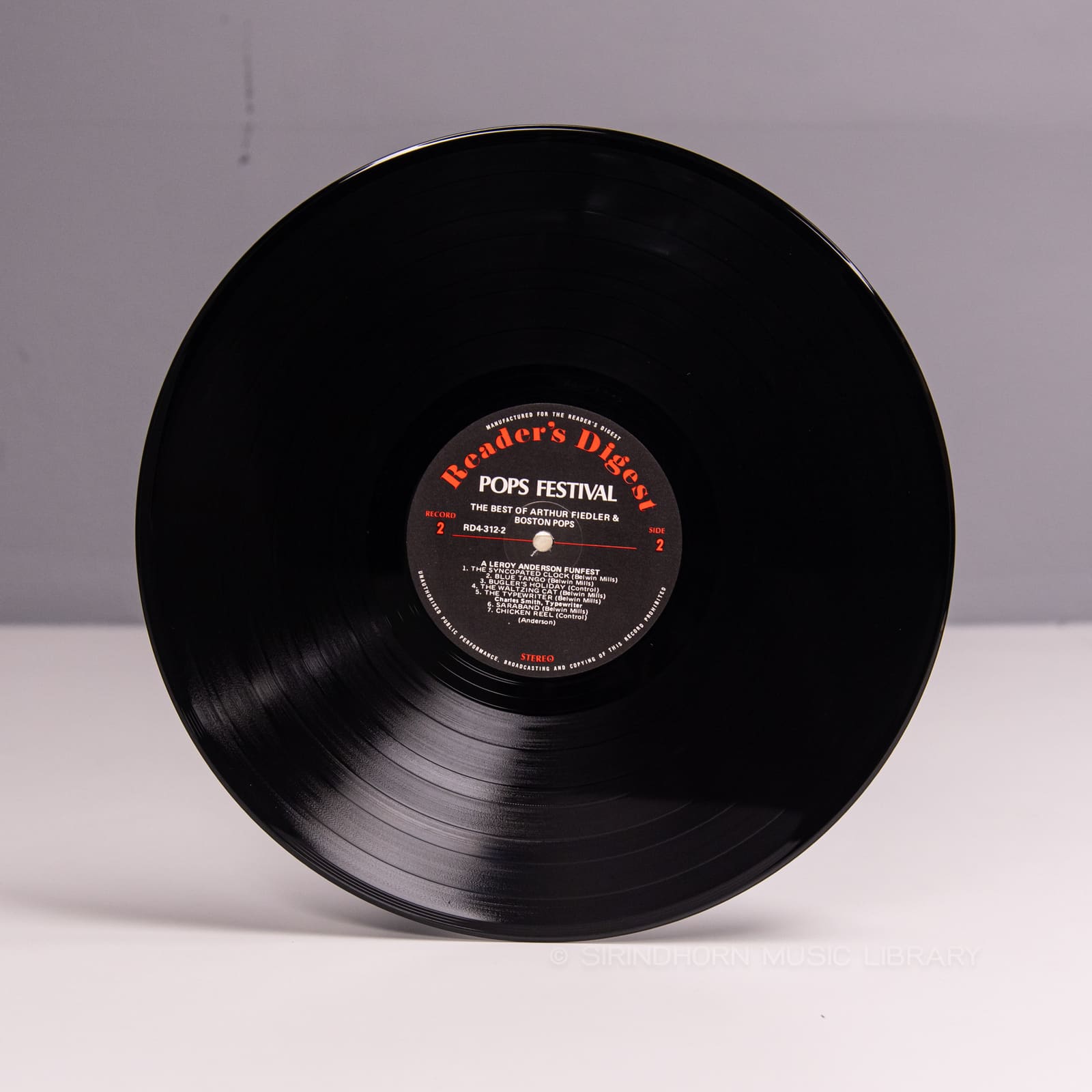 ป้ายแผ่นเสียง D — The best of Arthur Fiedler and The Boston Pops
