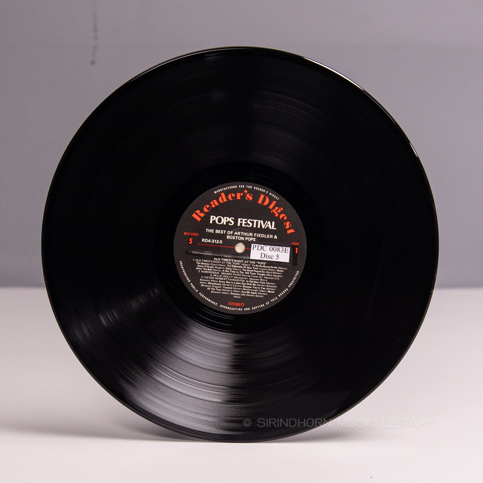 ป้ายแผ่นเสียง I — The best of Arthur Fiedler and The Boston Pops