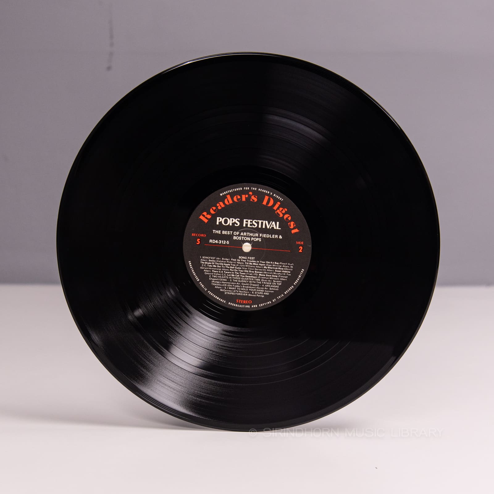 ป้ายแผ่นเสียง J — The best of Arthur Fiedler and The Boston Pops