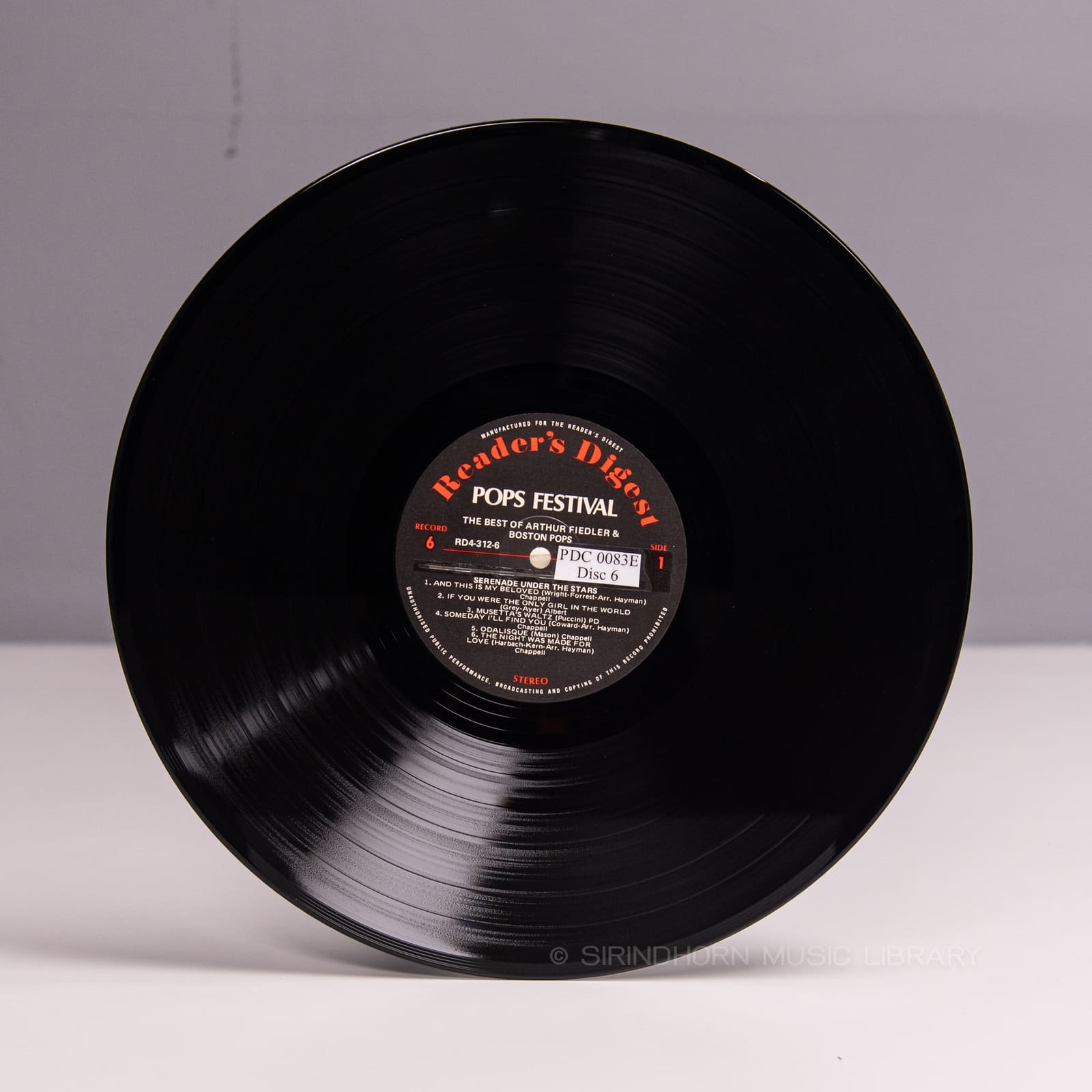 ป้ายแผ่นเสียง K — The best of Arthur Fiedler and The Boston Pops
