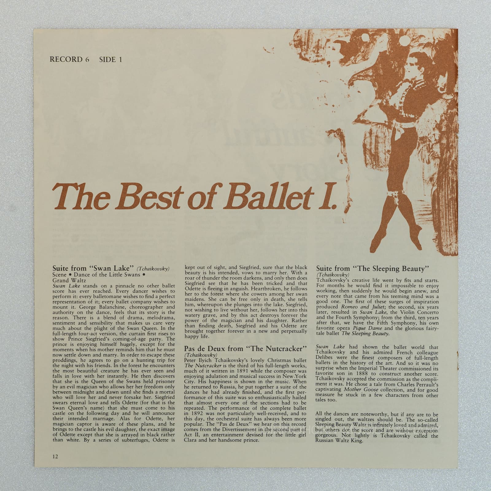 หน้าปกด้านใน 12 — Bolero 79 Rhapsodic light-classical favourites