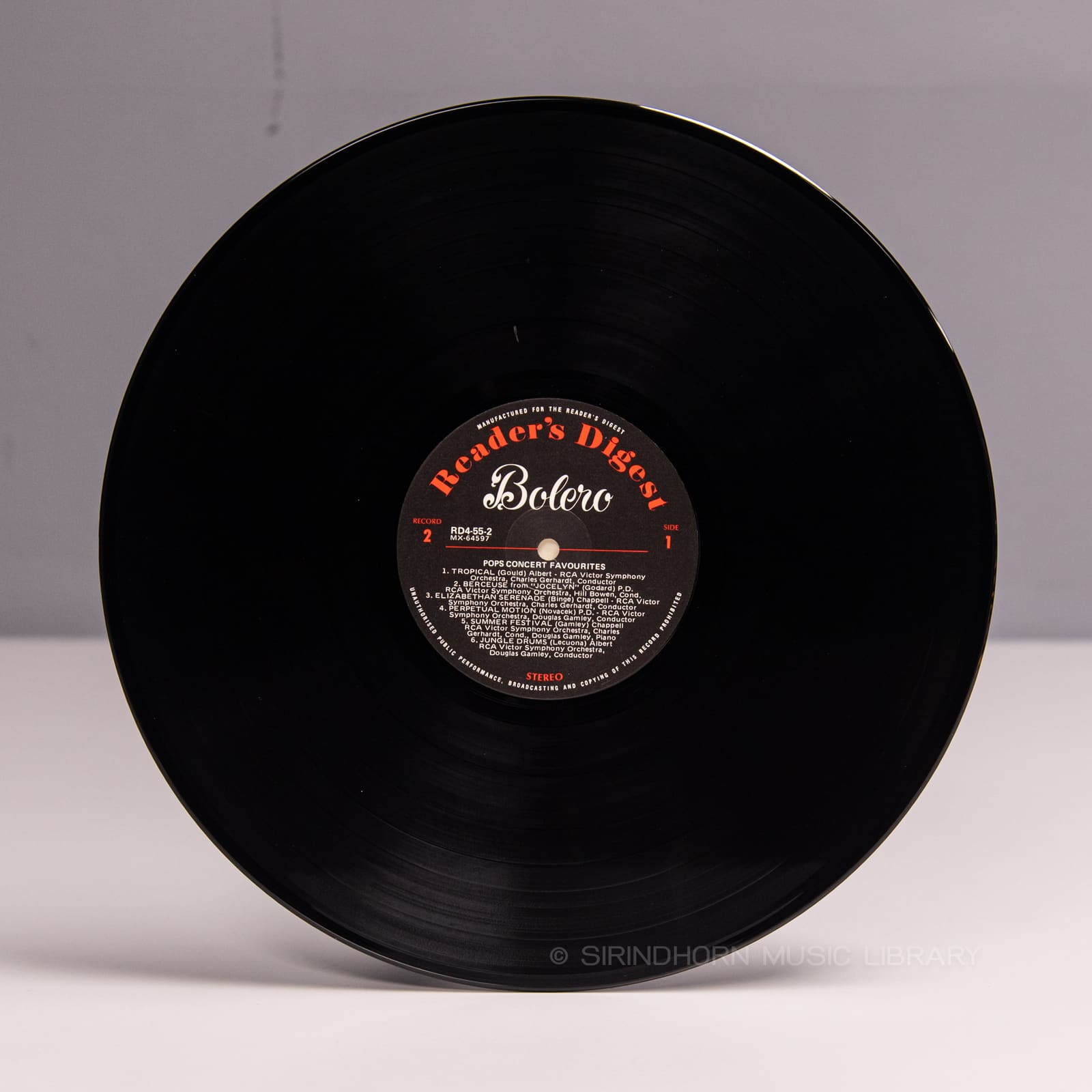 ป้ายแผ่นเสียง C — Bolero 79 Rhapsodic light-classical favourites