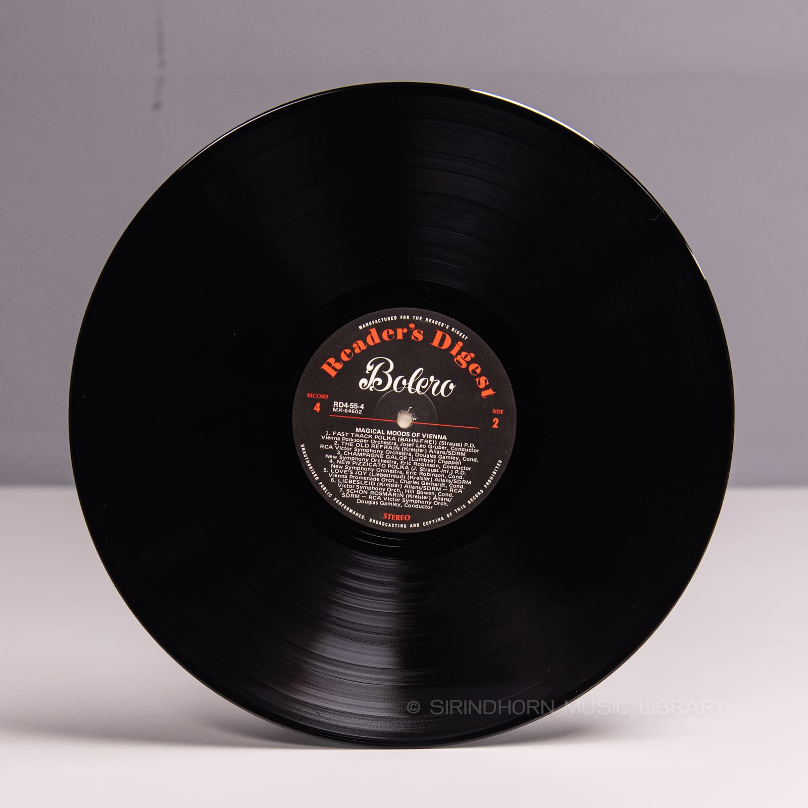 ป้ายแผ่นเสียง H — Bolero 79 Rhapsodic light-classical favourites