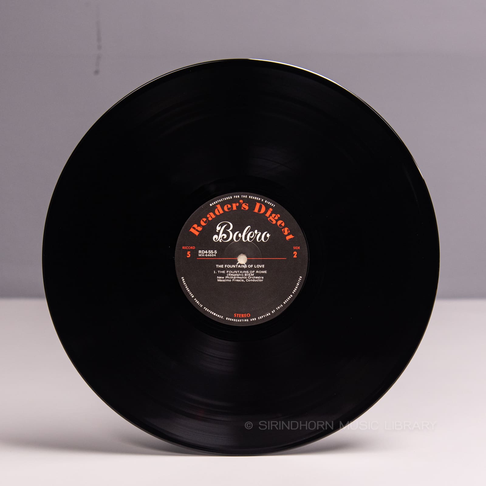 ป้ายแผ่นเสียง J — Bolero 79 Rhapsodic light-classical favourites