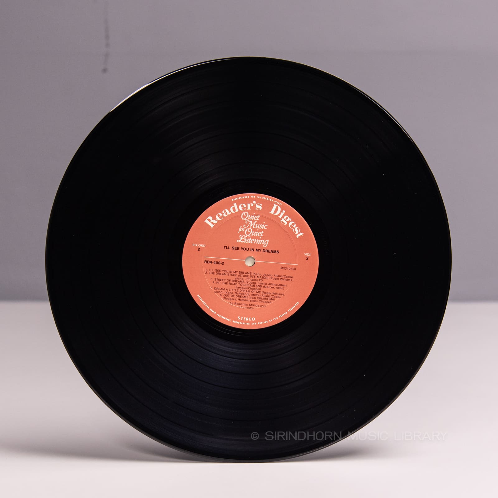 ป้ายแผ่นเสียง D — Quiet music for quiet listening