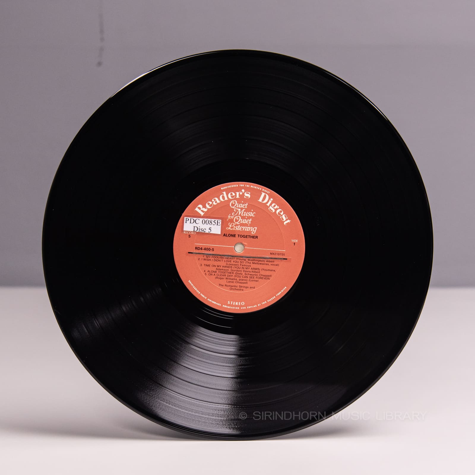 ป้ายแผ่นเสียง I — Quiet music for quiet listening