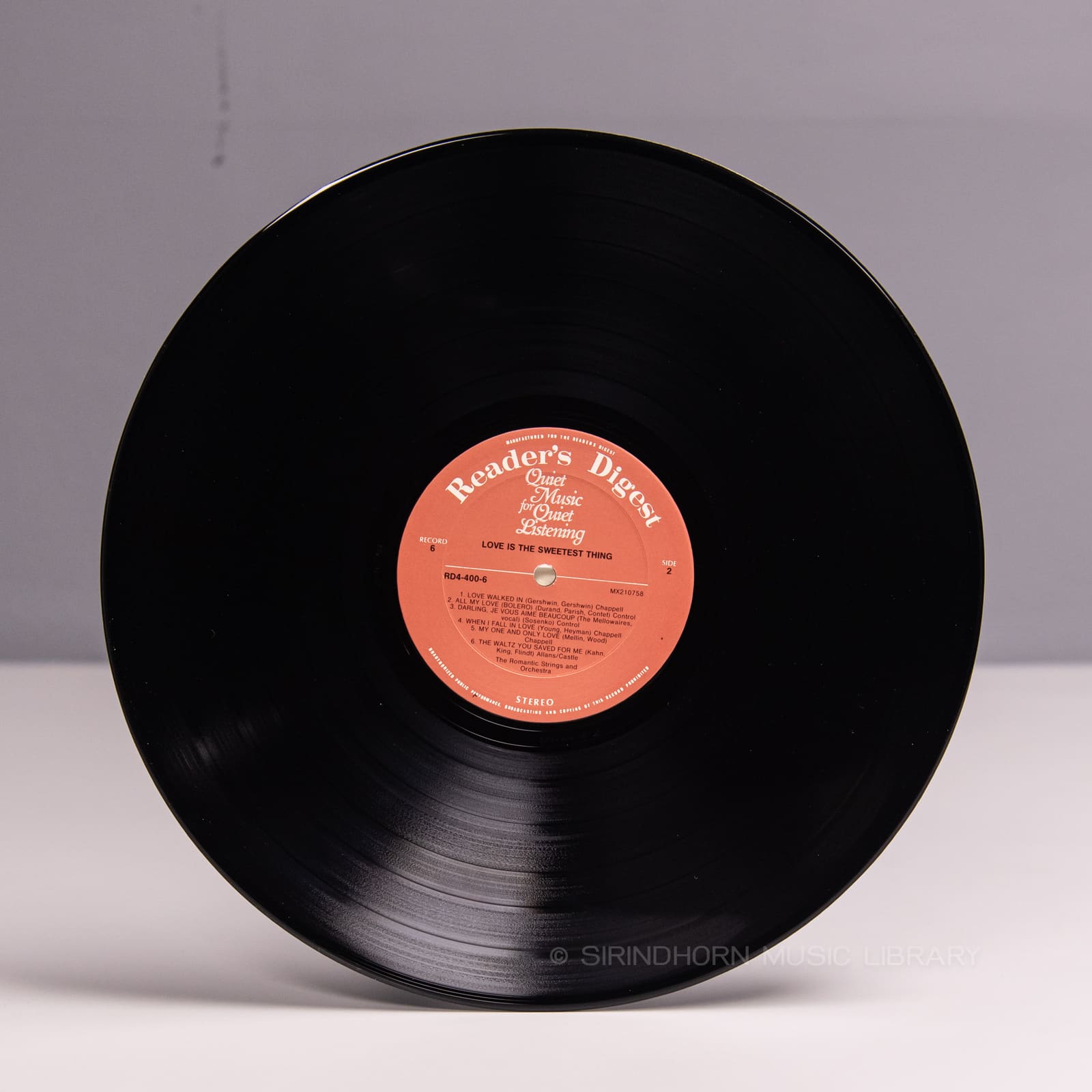 ป้ายแผ่นเสียง L — Quiet music for quiet listening