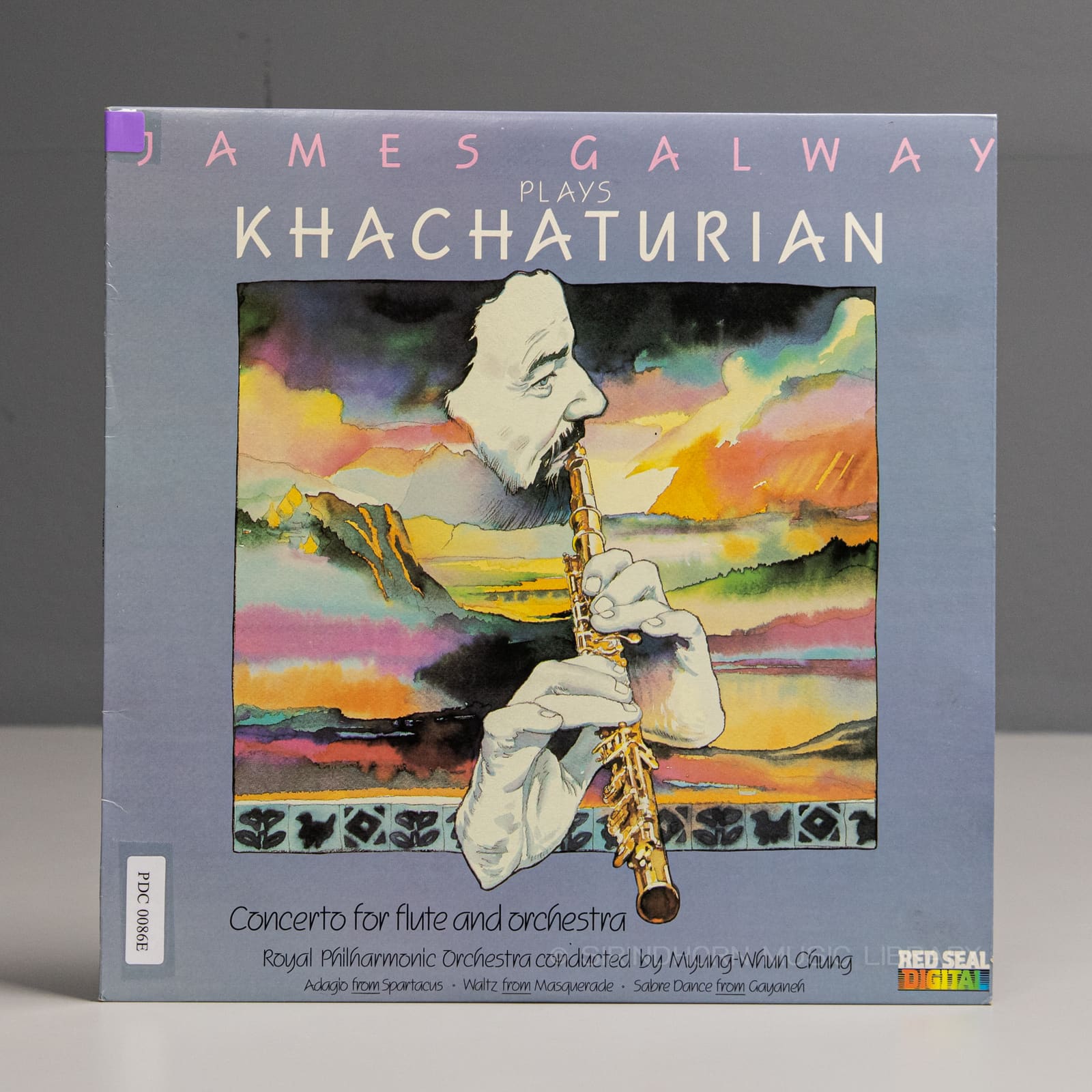 ปกแผ่น James Galway plays Khachaturian