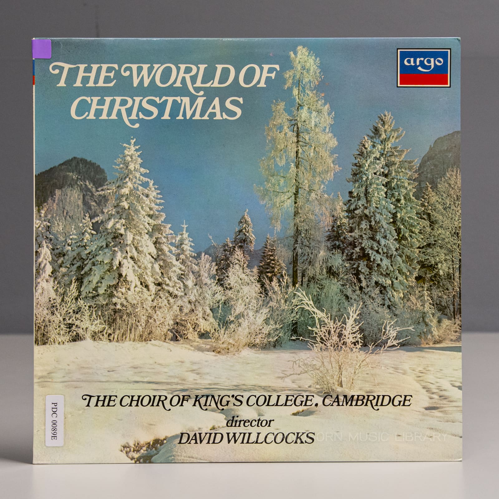 ปกแผ่น The World of Chrismas