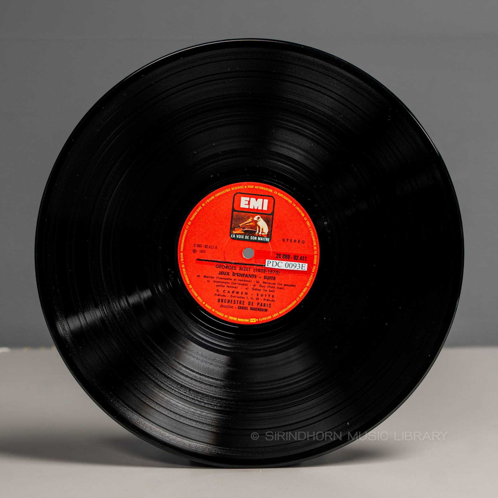 ป้ายแผ่นเสียง A — Jeux d'enfants Carmen - suite, L'Arlesienne - suite n1