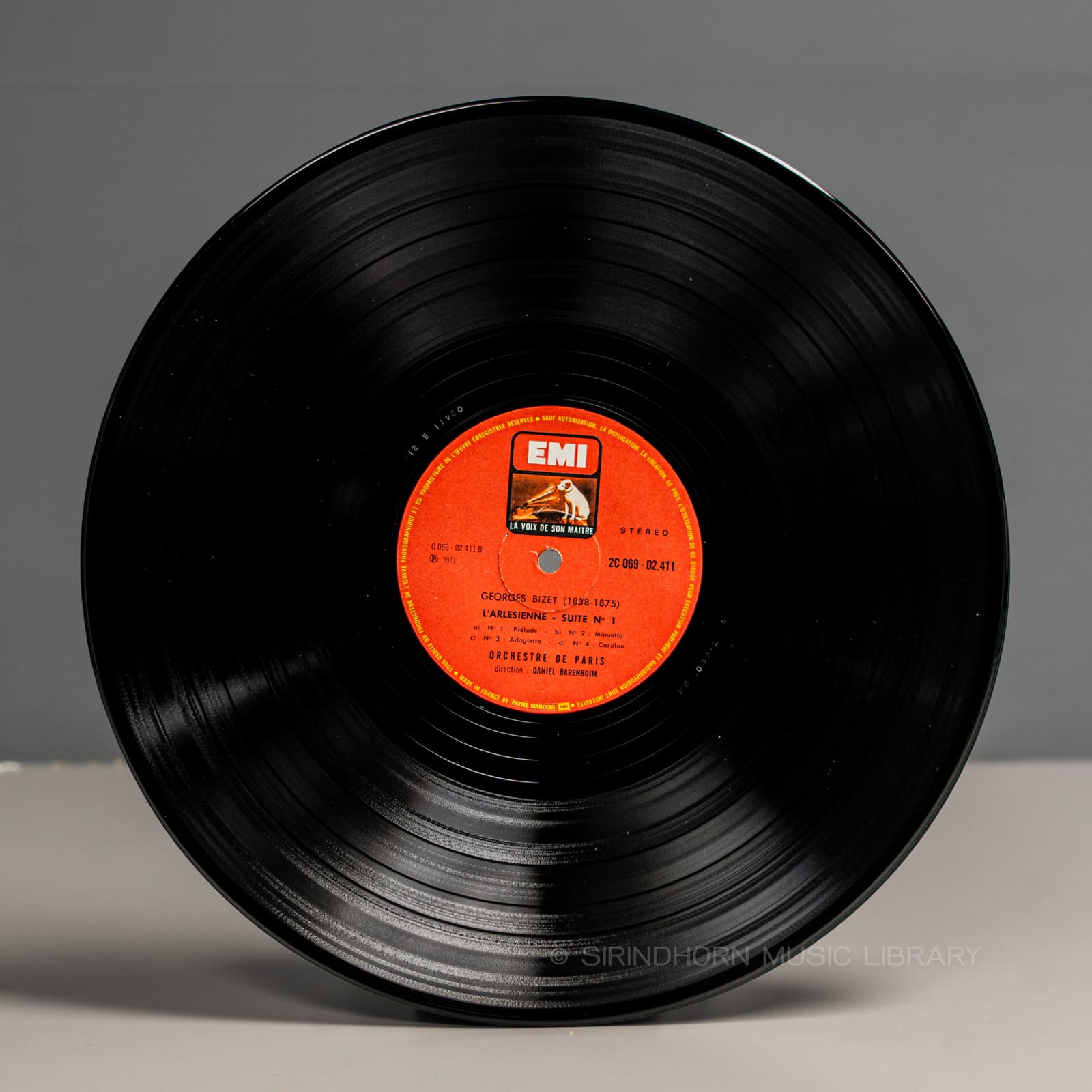 ป้ายแผ่นเสียง B — Jeux d'enfants Carmen - suite, L'Arlesienne - suite n1