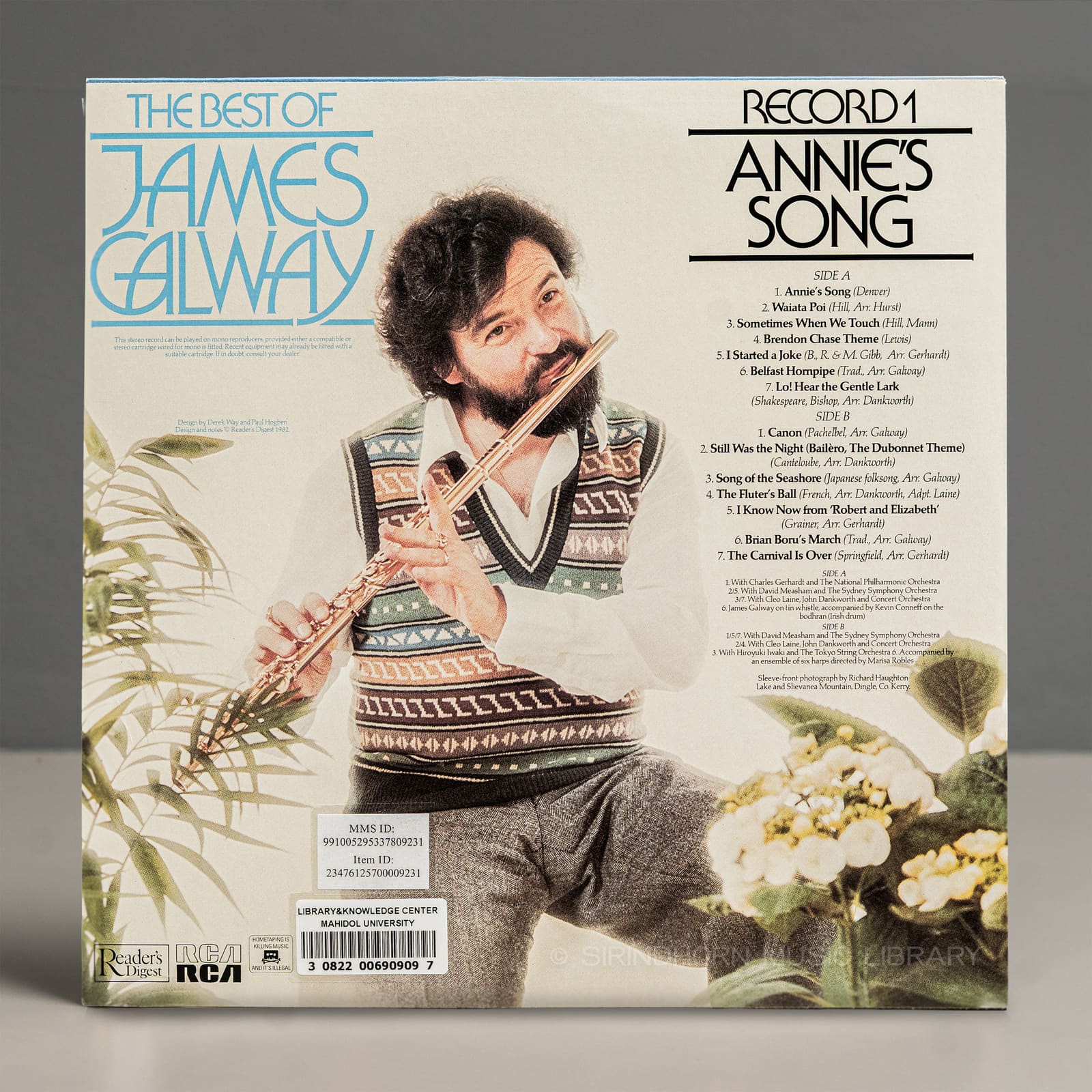 หน้าปกด้านใน 2 — The best of James Galway