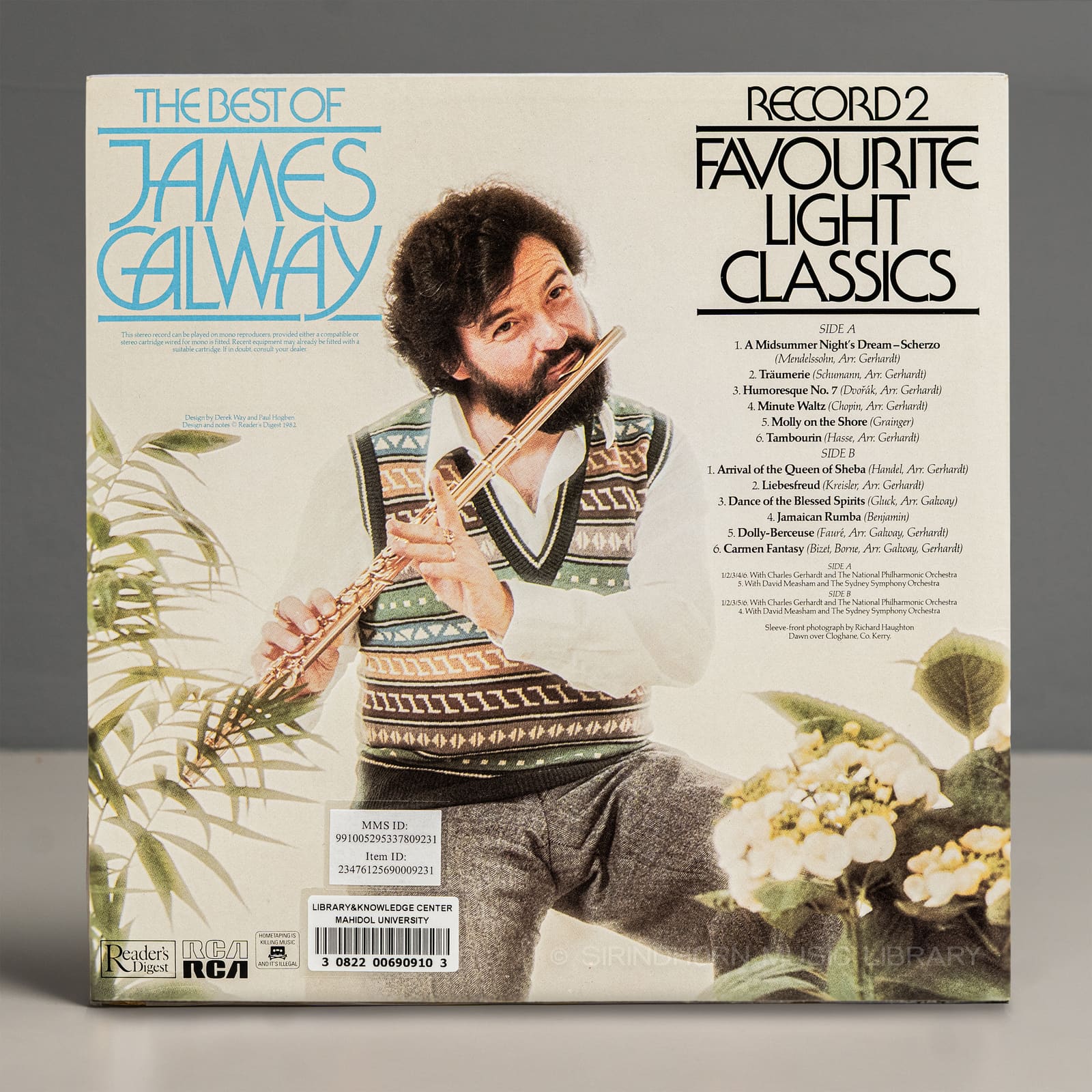 หน้าปกด้านใน 4 — The best of James Galway
