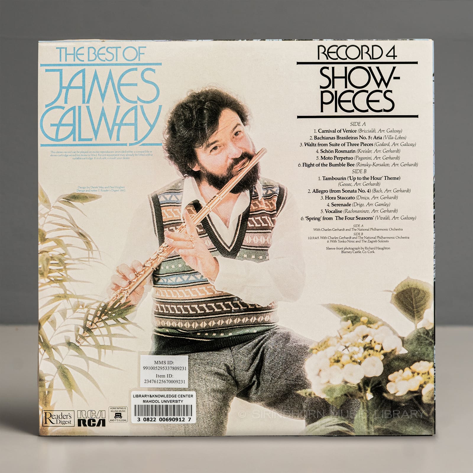 หน้าปกด้านใน 8 — The best of James Galway