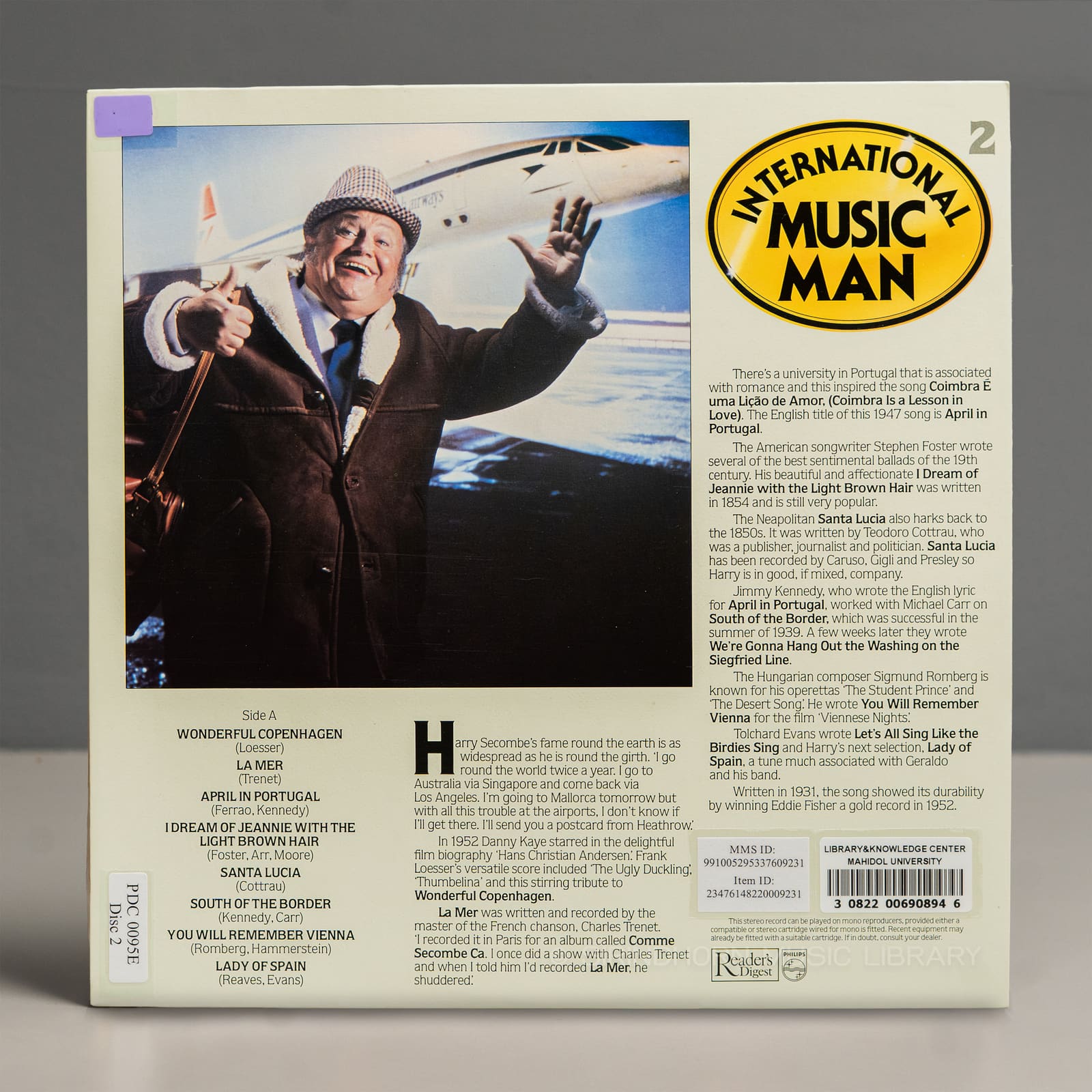 หน้าปกด้านใน 3 — The best of Harry Secomb