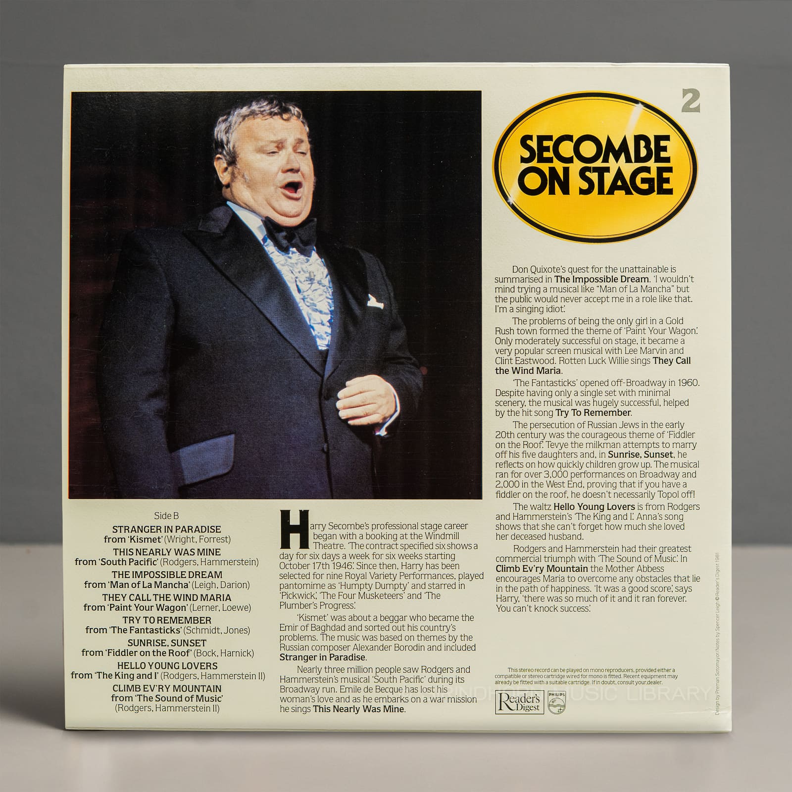 หน้าปกด้านใน 4 — The best of Harry Secomb