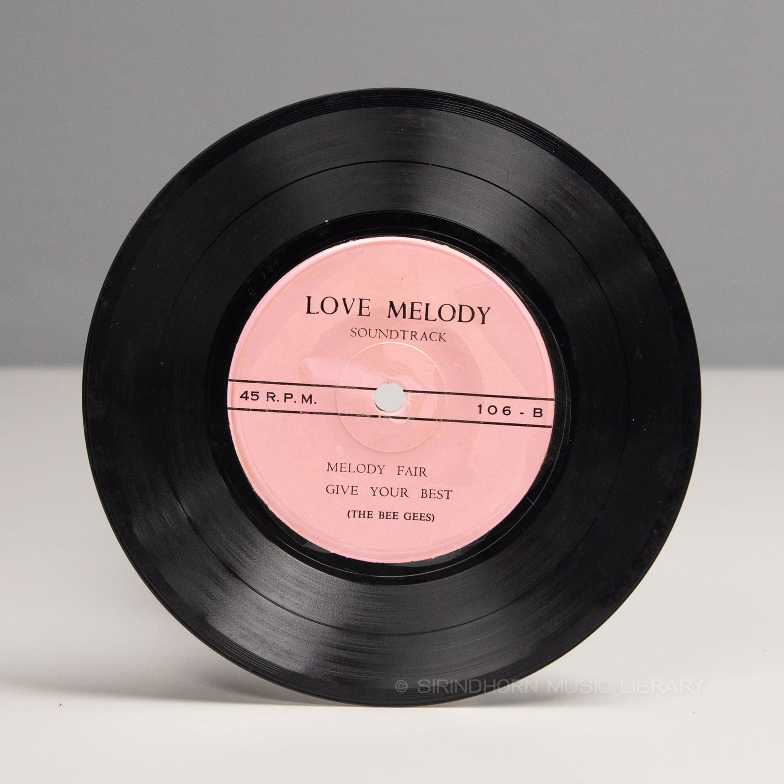 ป้ายแผ่นเสียง B — Love melody
