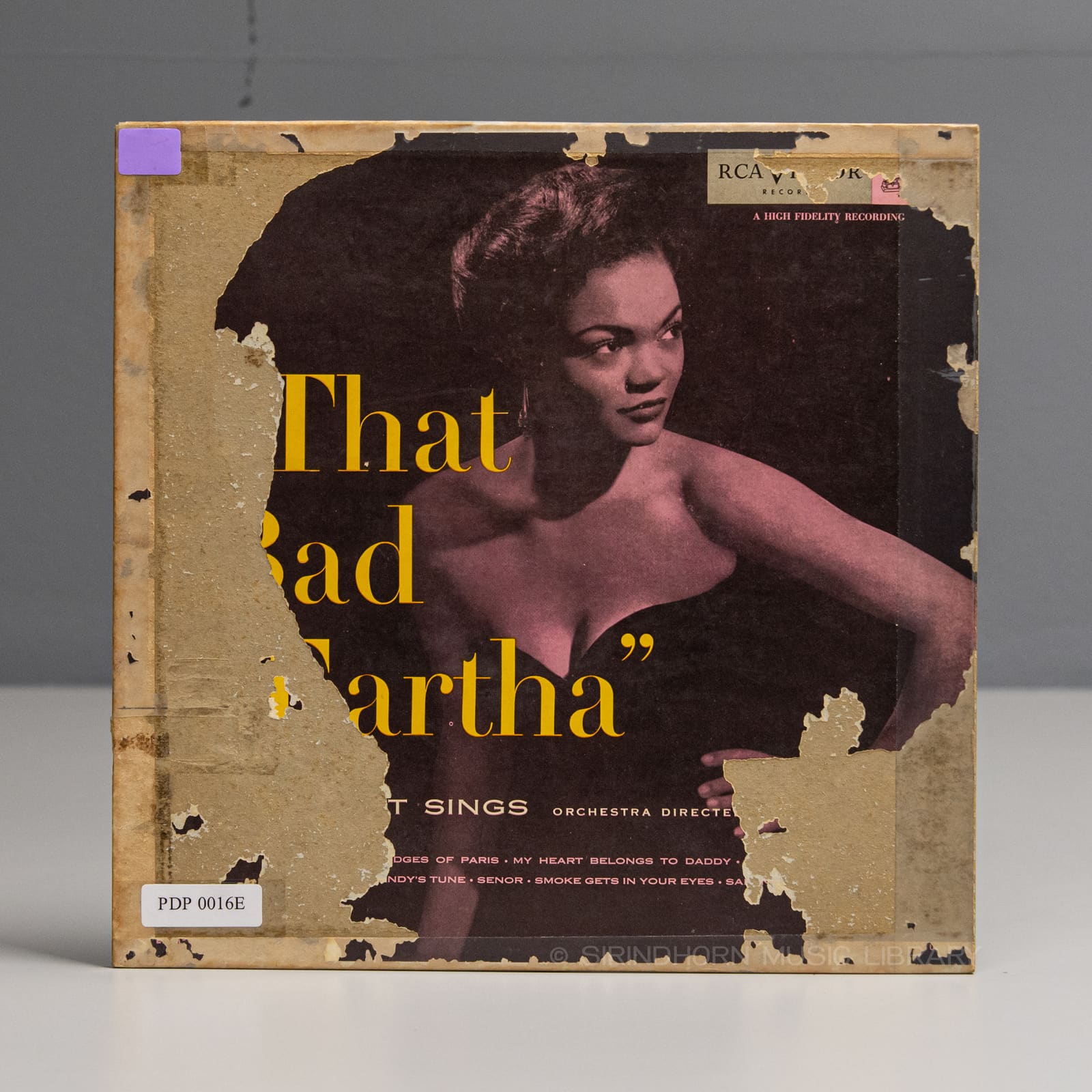 ปกแผ่น That bad Eartha