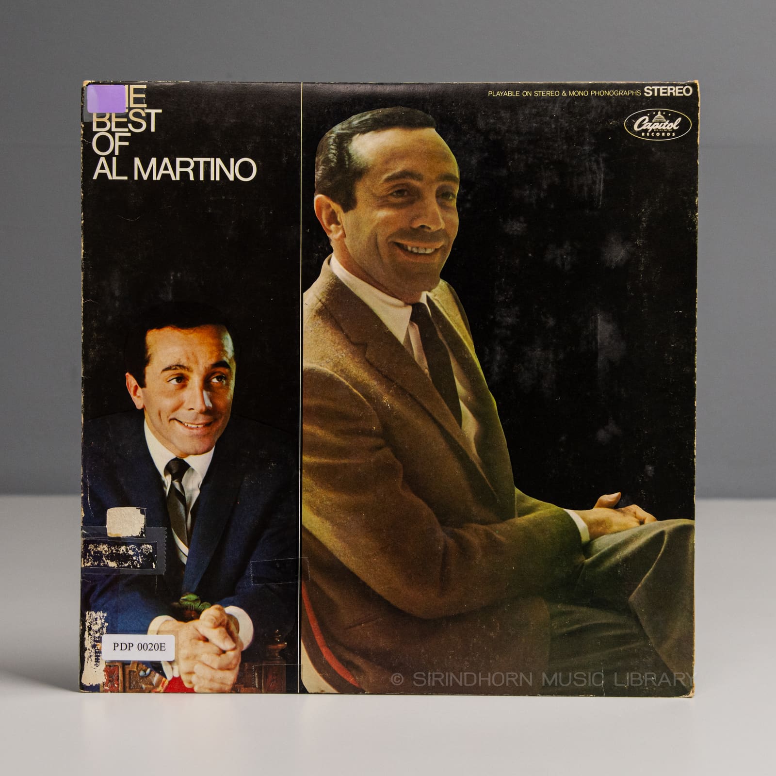 ปกแผ่น The best of Al Martino