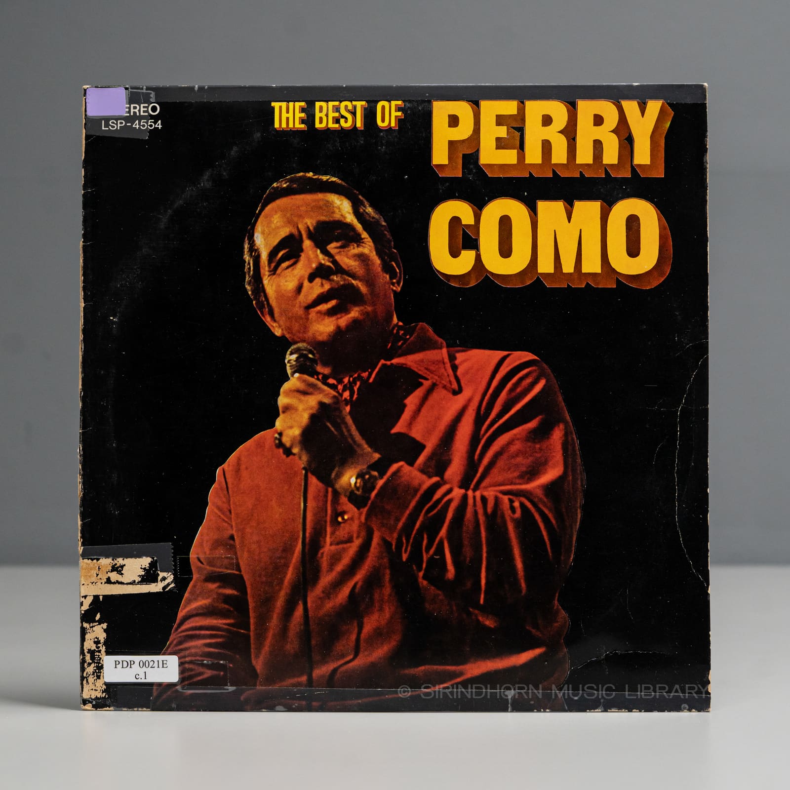 ปกแผ่น The best of Perry Como