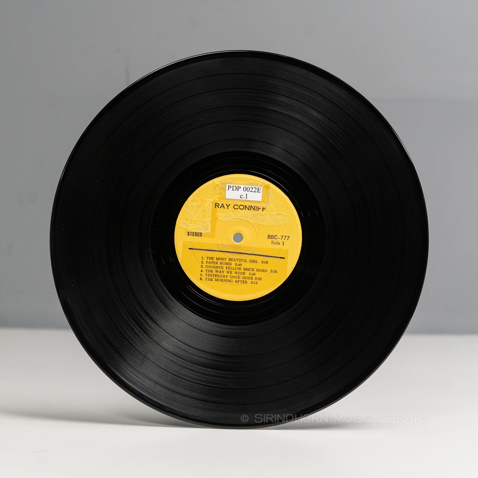 ป้ายแผ่นเสียง A — The best of Ray Conniff