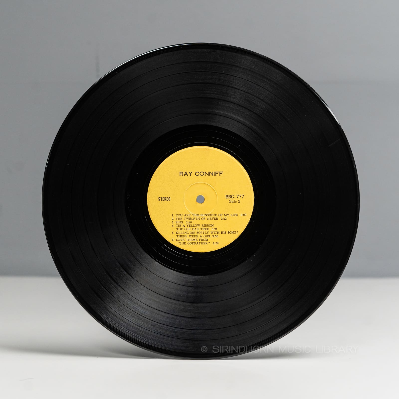 ป้ายแผ่นเสียง B — The best of Ray Conniff
